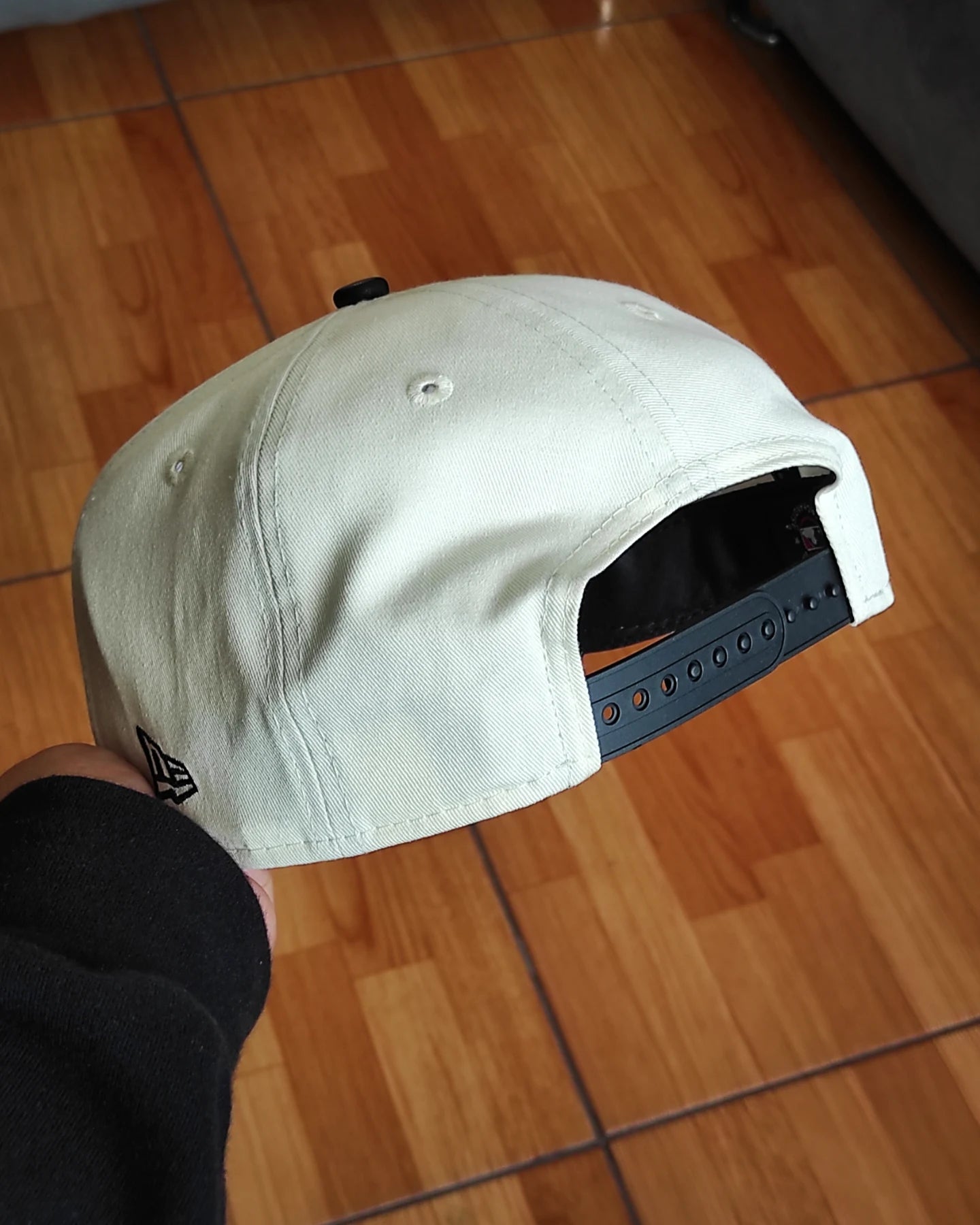 New Era New York Yankees 'visor cuero'' 9FORTY A-Frame Snapback