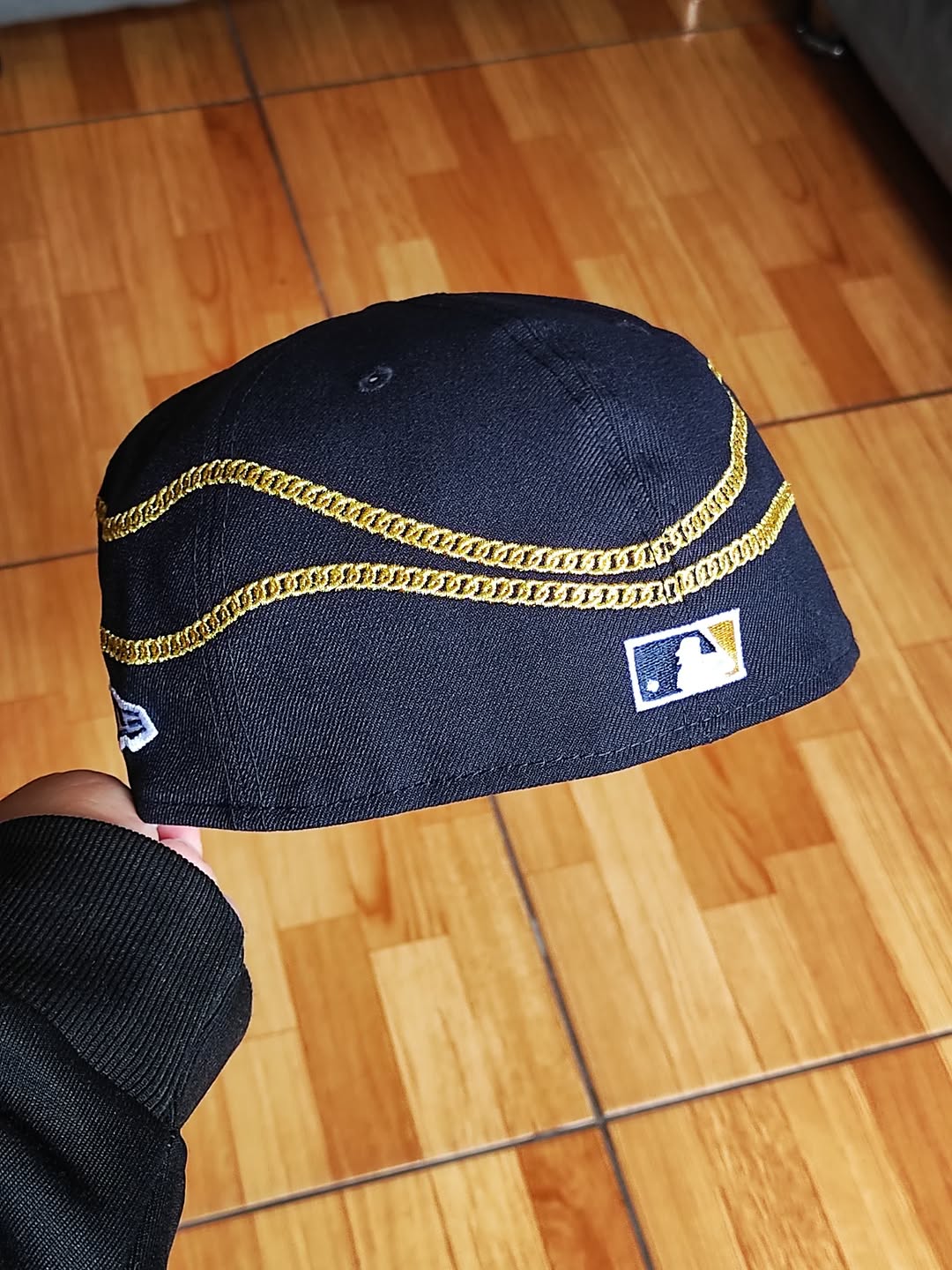 New Era New York Yankees chain✨️ wrap Navy 59FIFTY Fitted