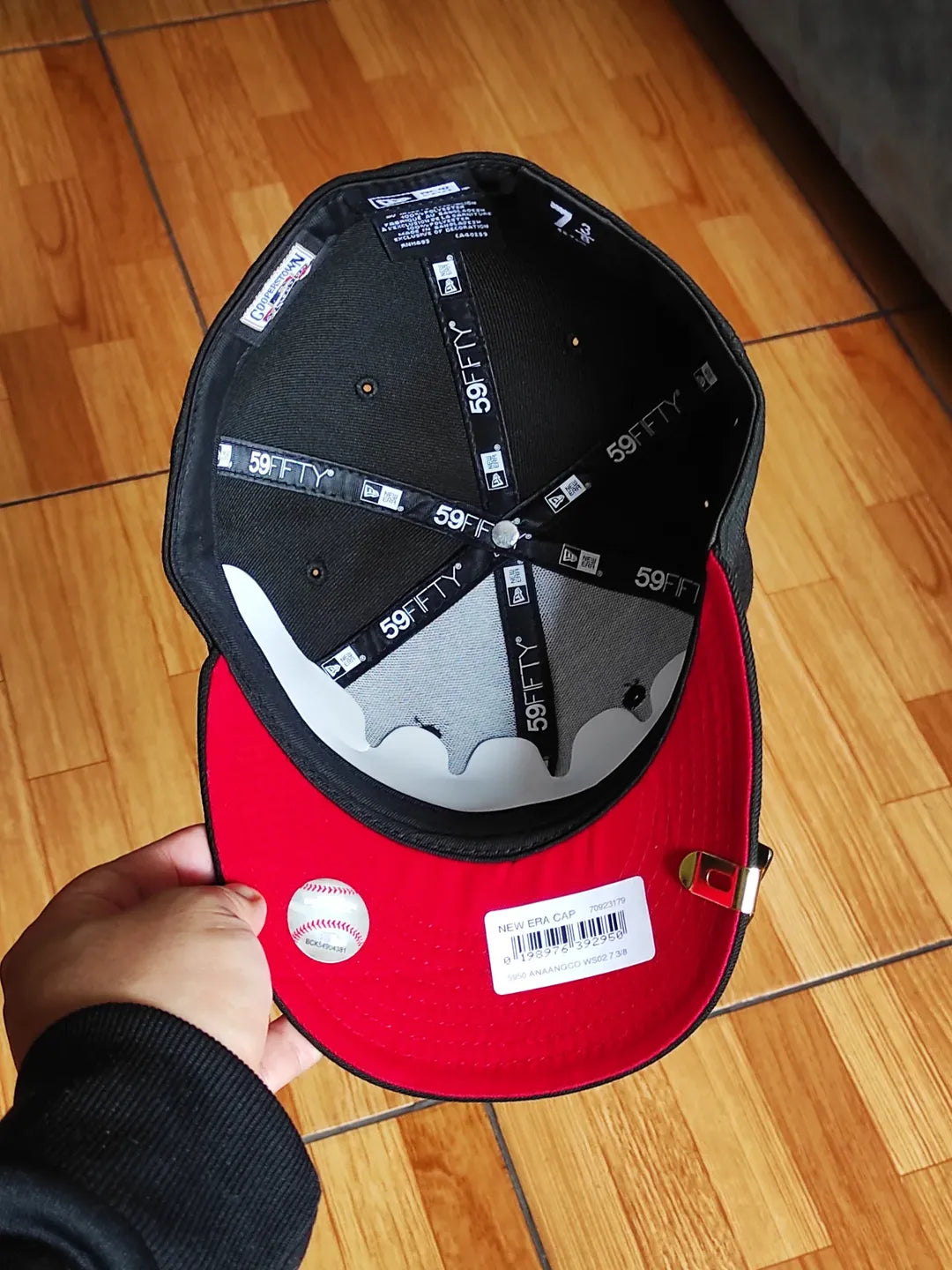 59FIFTY New Era ANAHEIM ANGELS BLACK red