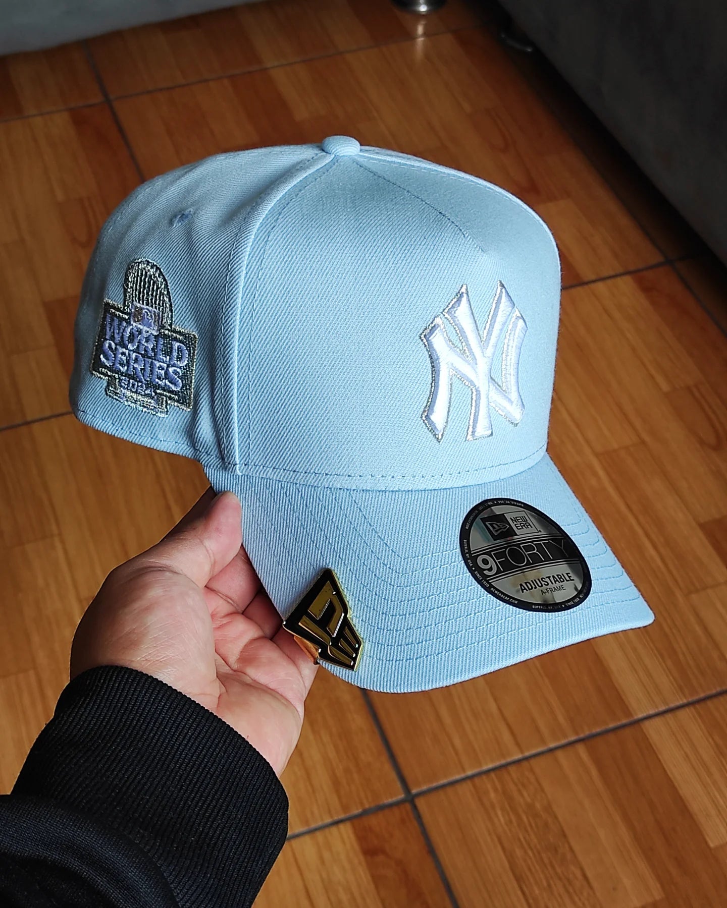 New Era New York Yankees world series 2024 SKY blue 9 FORTY A-FRAME