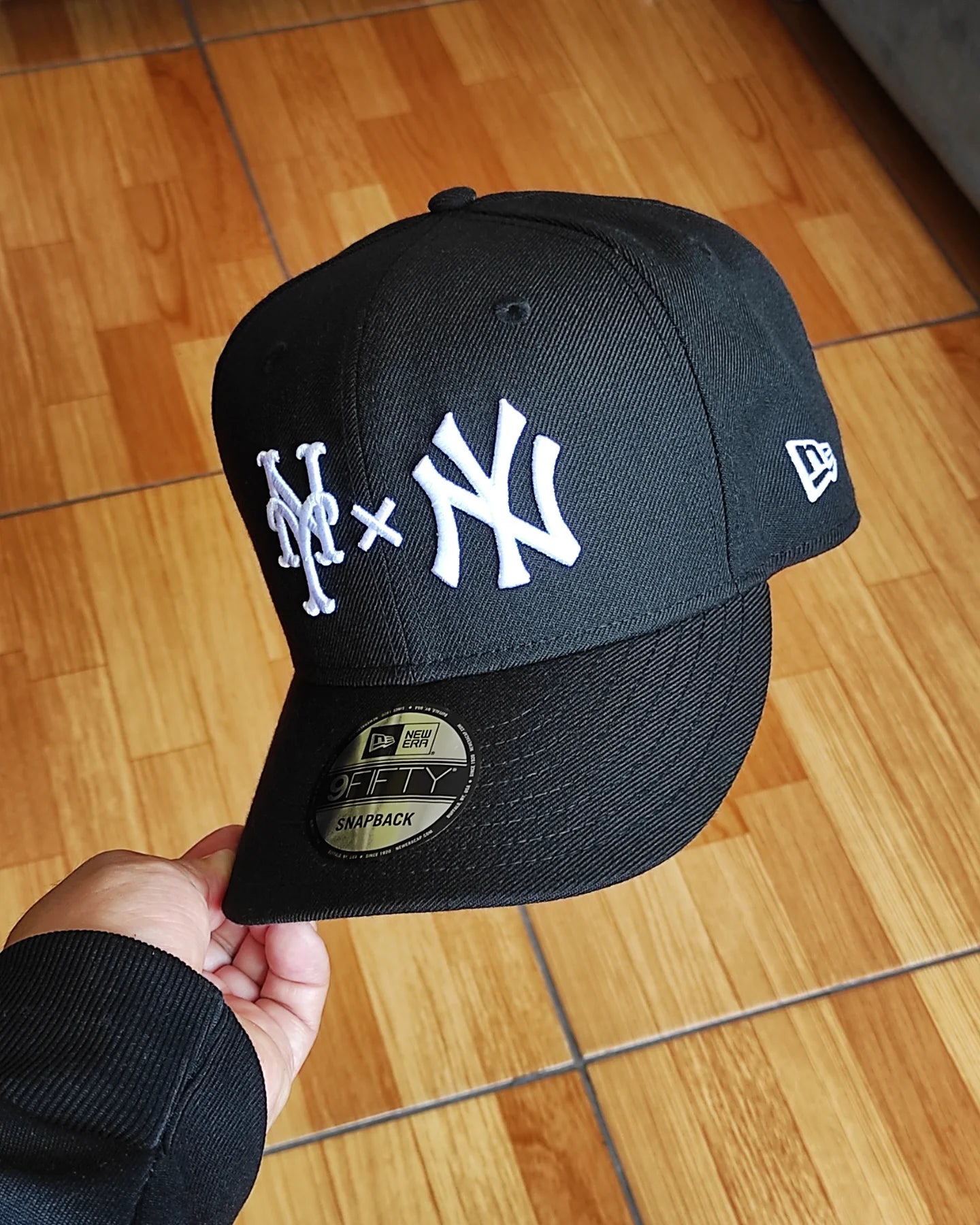New Era New York Yankees vs Mets black 9 FIFTY SNAPBACK
