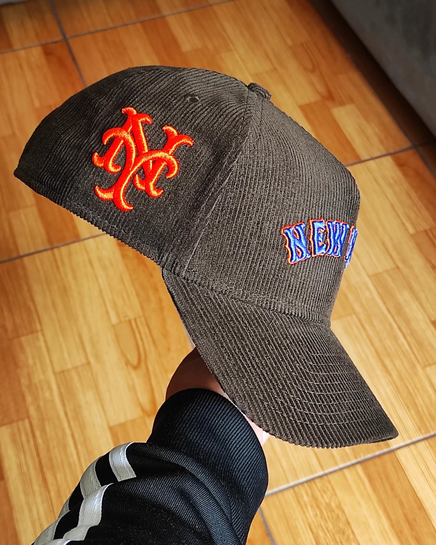 New Era New York Mets corduroy Brown 9 FORTY A-FRAME