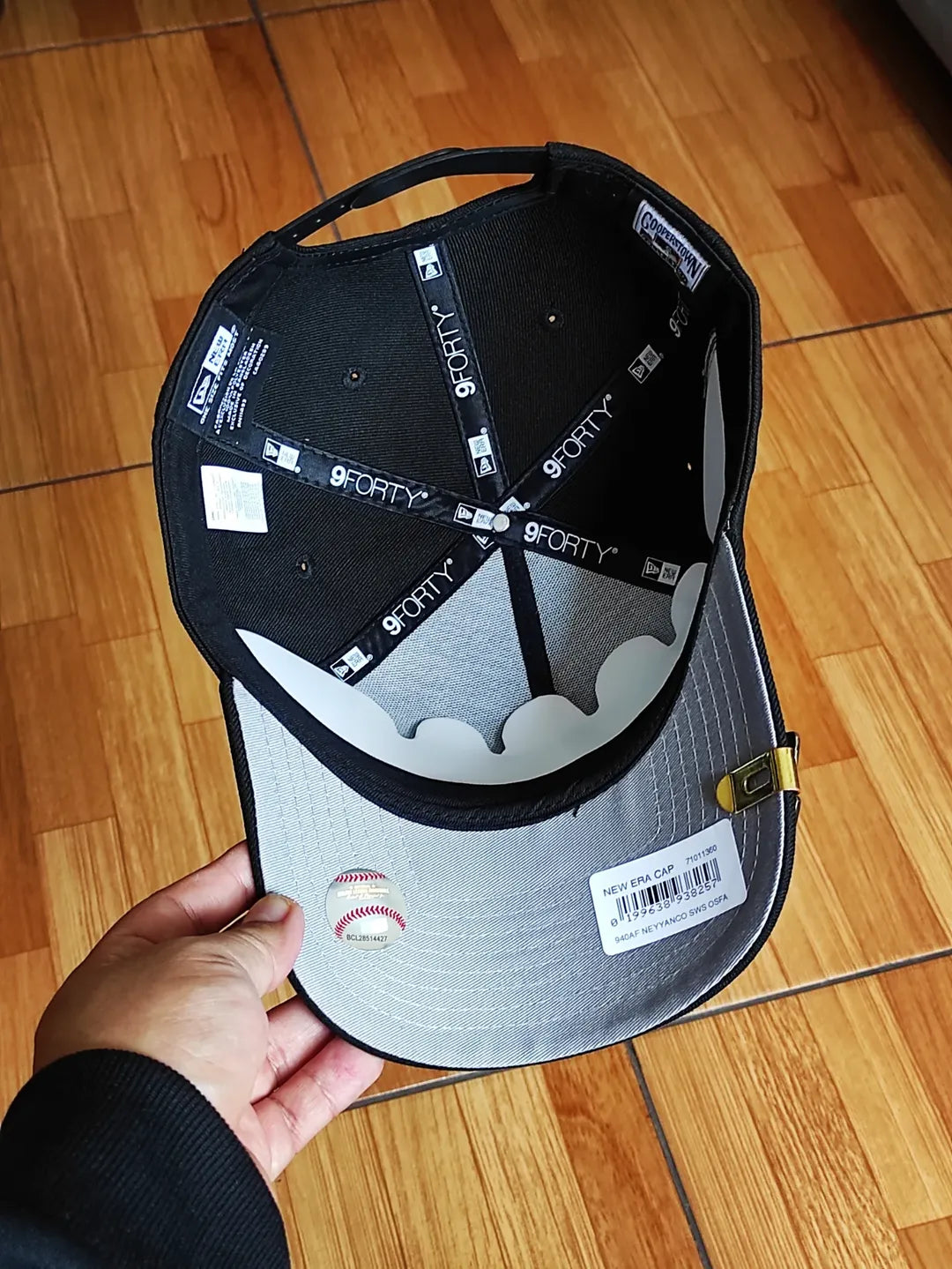 New Era New York Yankees black Subway series Edition 9Forty A Frame Snapback Hat