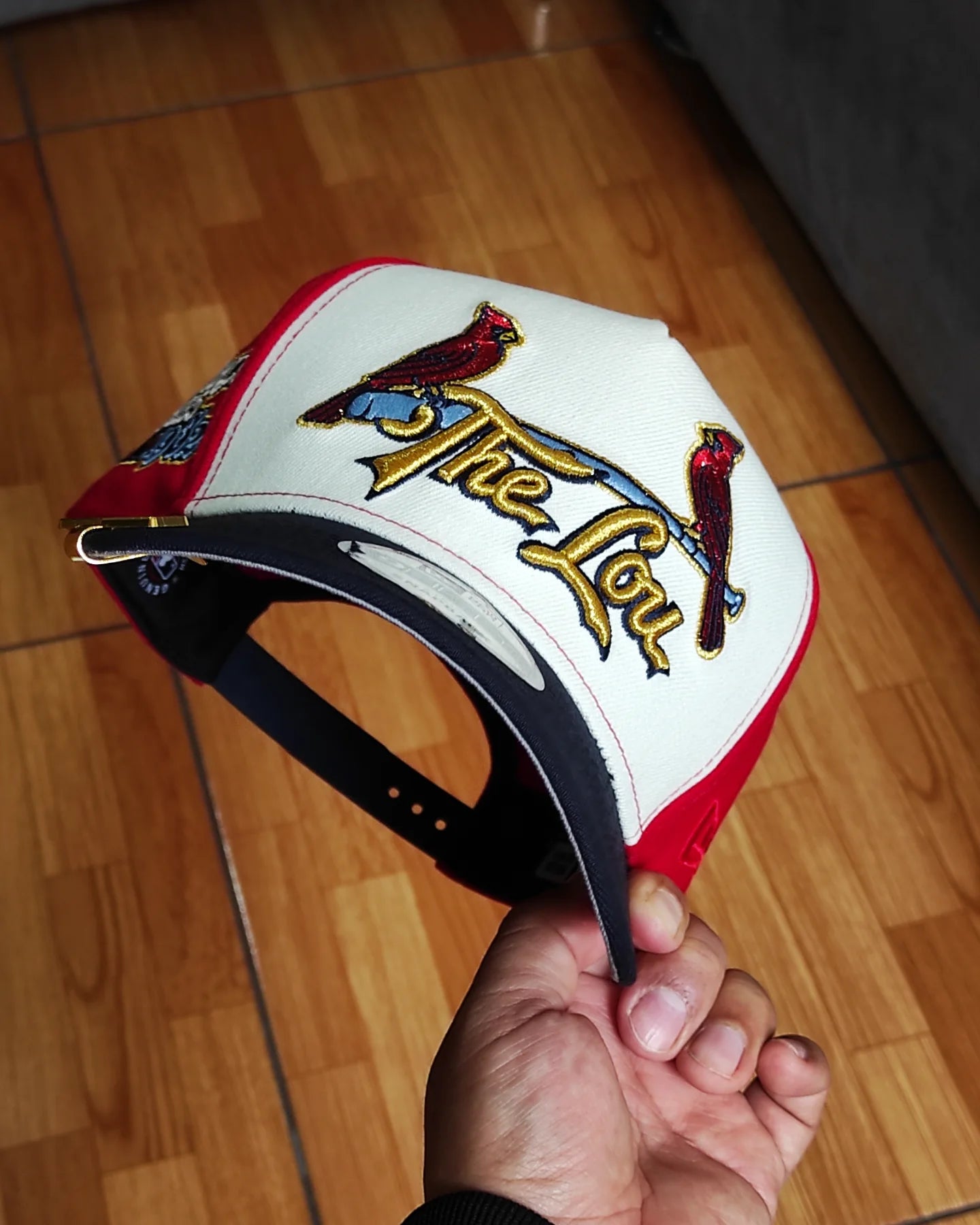 Red St. Louis Cardinals Navy 1982 World Series ñ New Era 9Fifty A-Frame Snapback