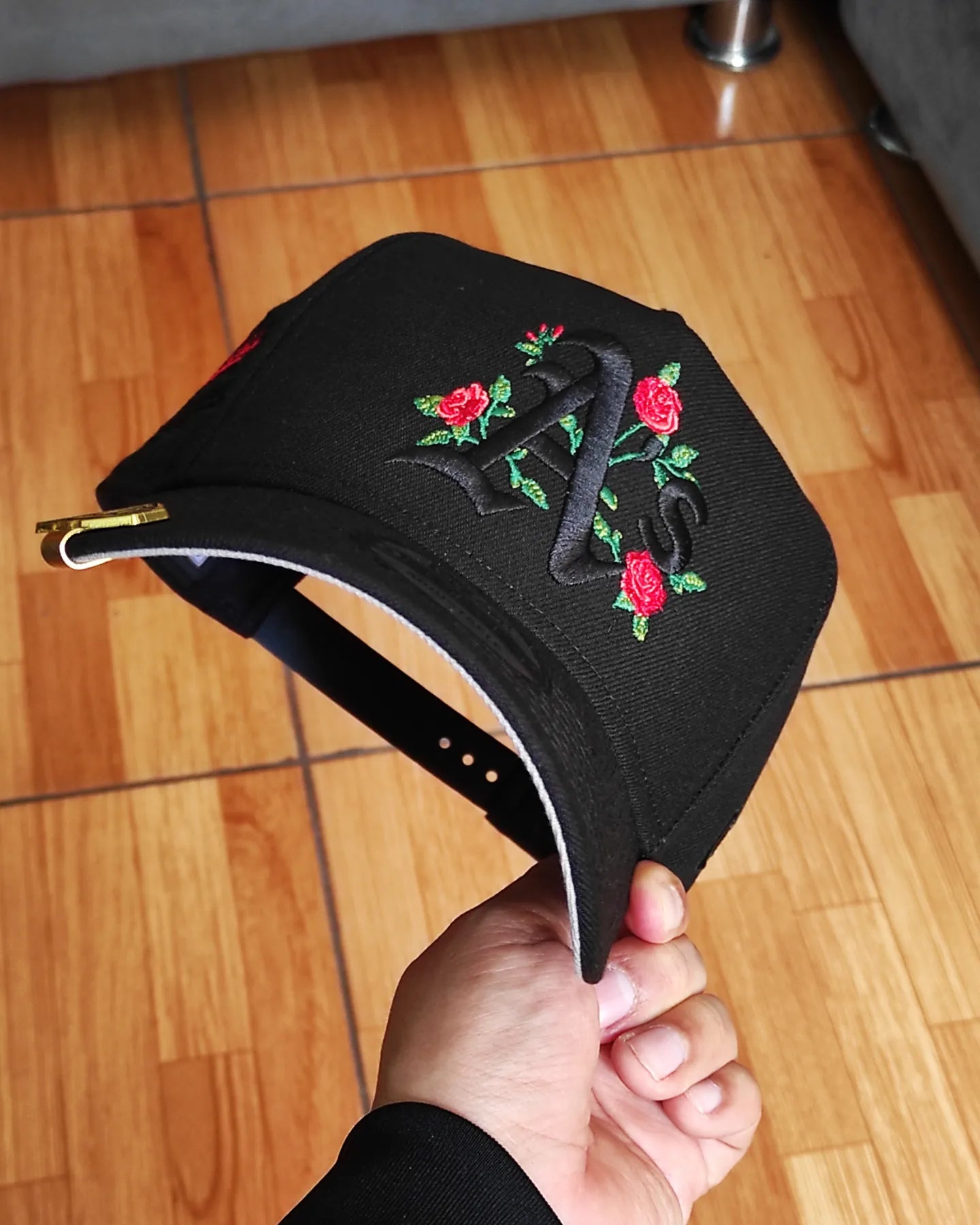 New Era Oakland Athletics World Series 1989 Black Roses 9Forty A Frame Snapback