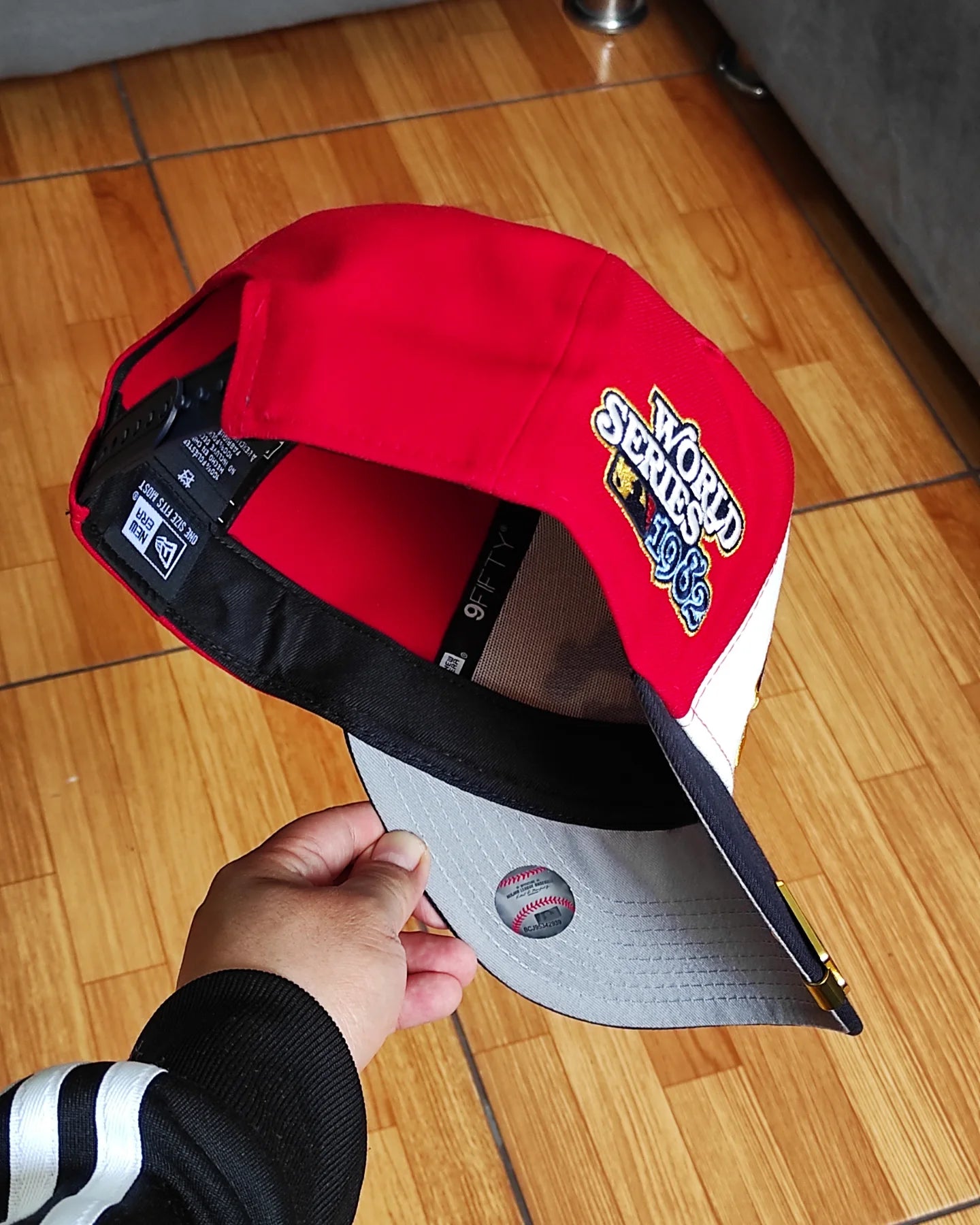 Red St. Louis Cardinals Navy 1982 World Series ñ New Era 9Fifty A-Frame Snapback