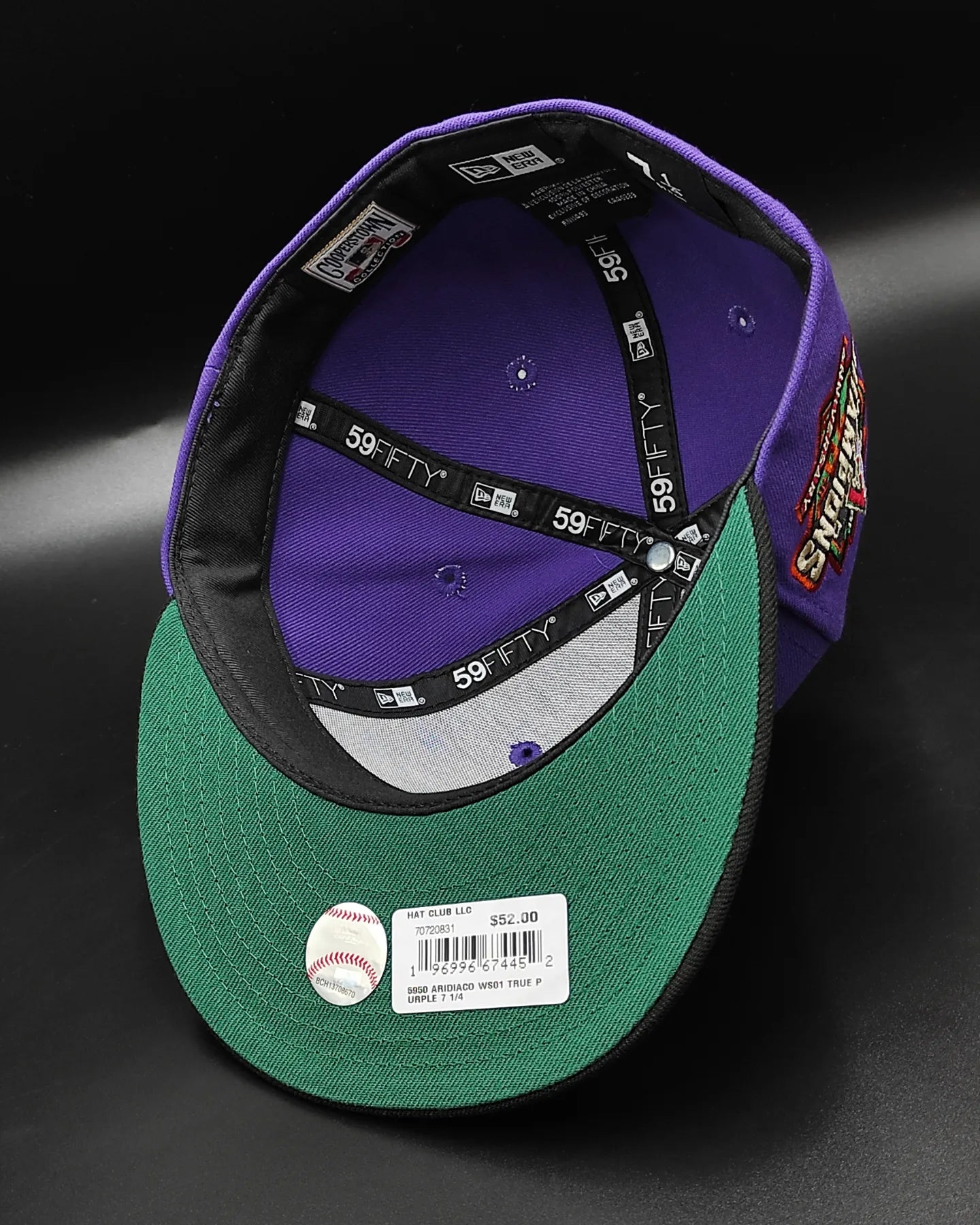 New Era 59 Fifty Arizona Diamondbacks 20 th aniversario - purple black