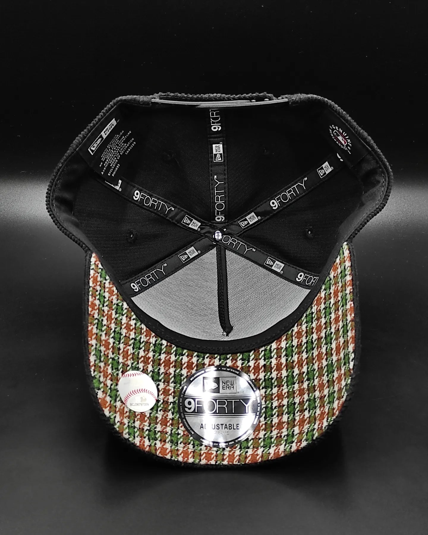 New Era White sox"Corduroy Black" 9 Forty A-FRAME snapback