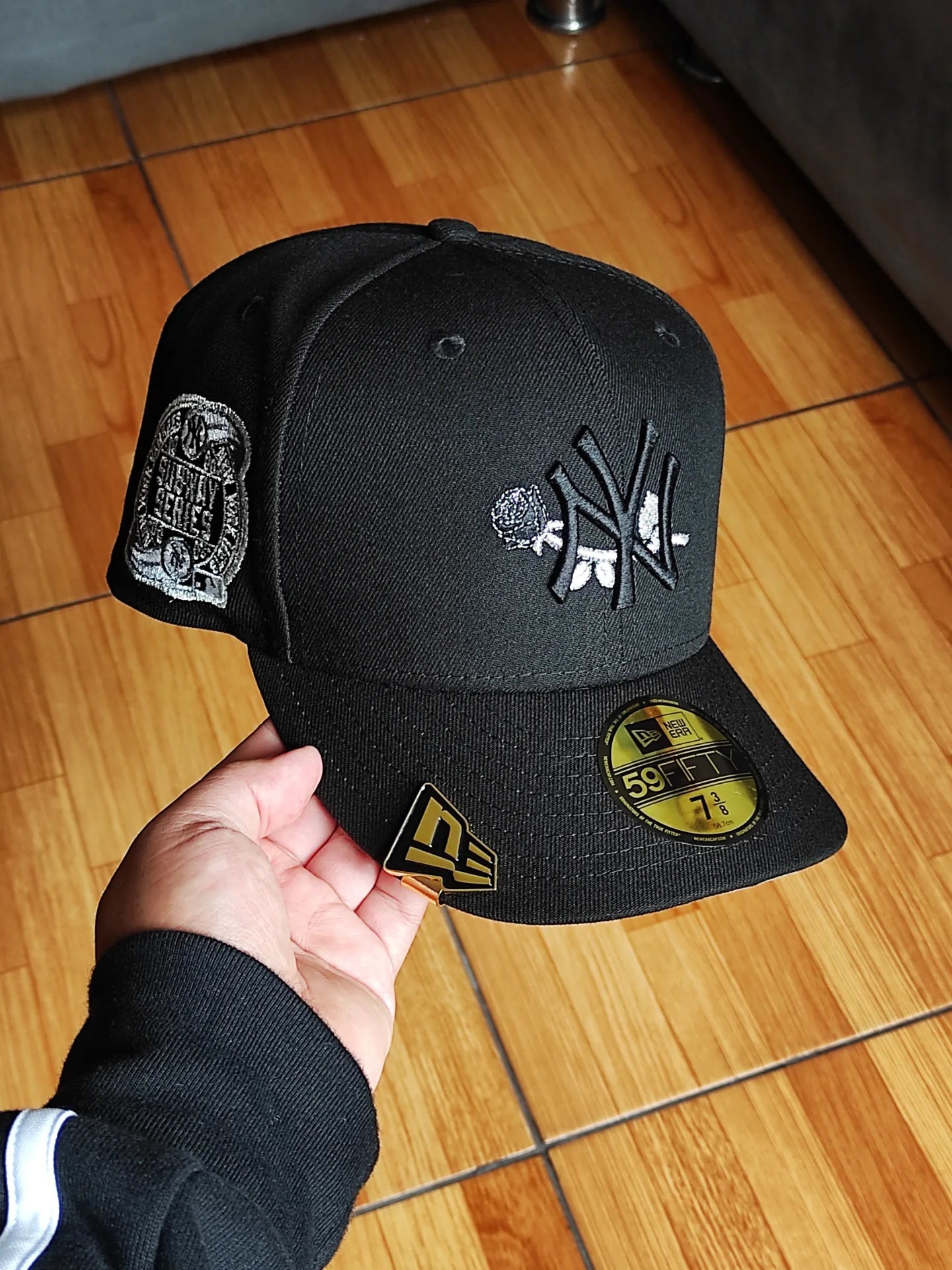 New Era New York Yankees Black Rose Subway Series 2000 Prime Edition 59Fifty Fitted Hat