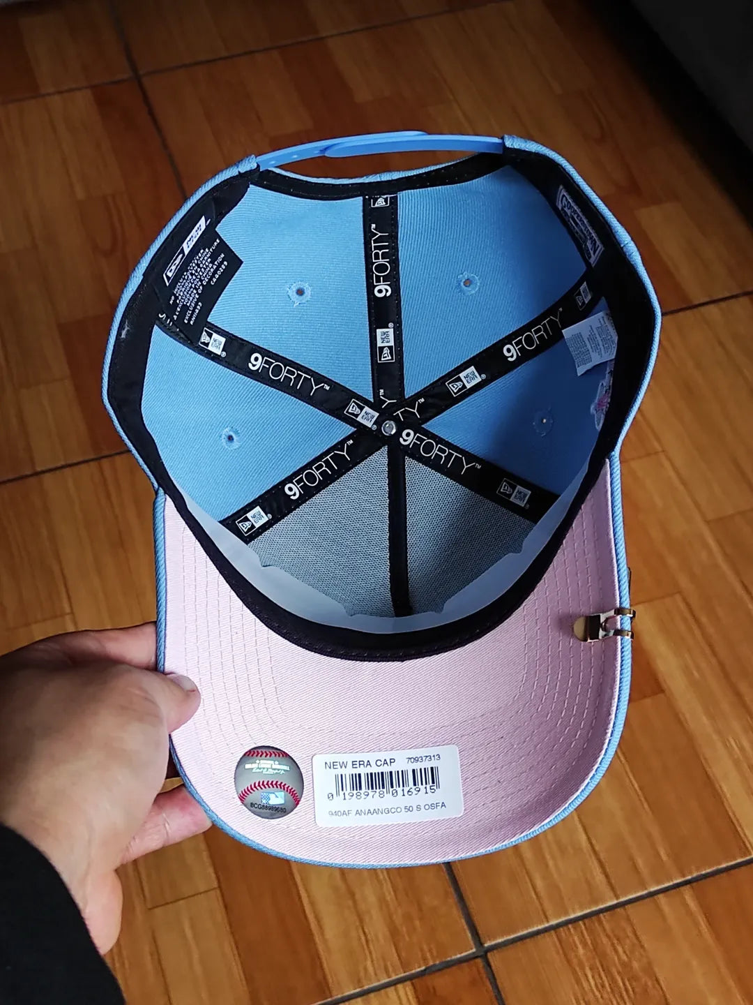 NewEra Anaheim Angels 50TH aniversario blue sky 9Forty A-FRAME SNAPBACK