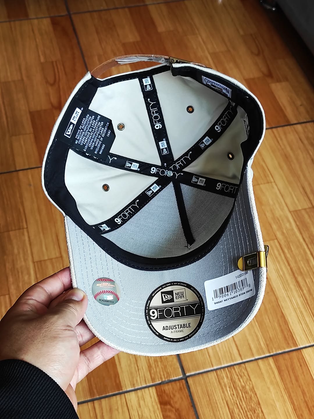 New York Yankees 'Cream ' 9FORTY A-Frame Strapback New era