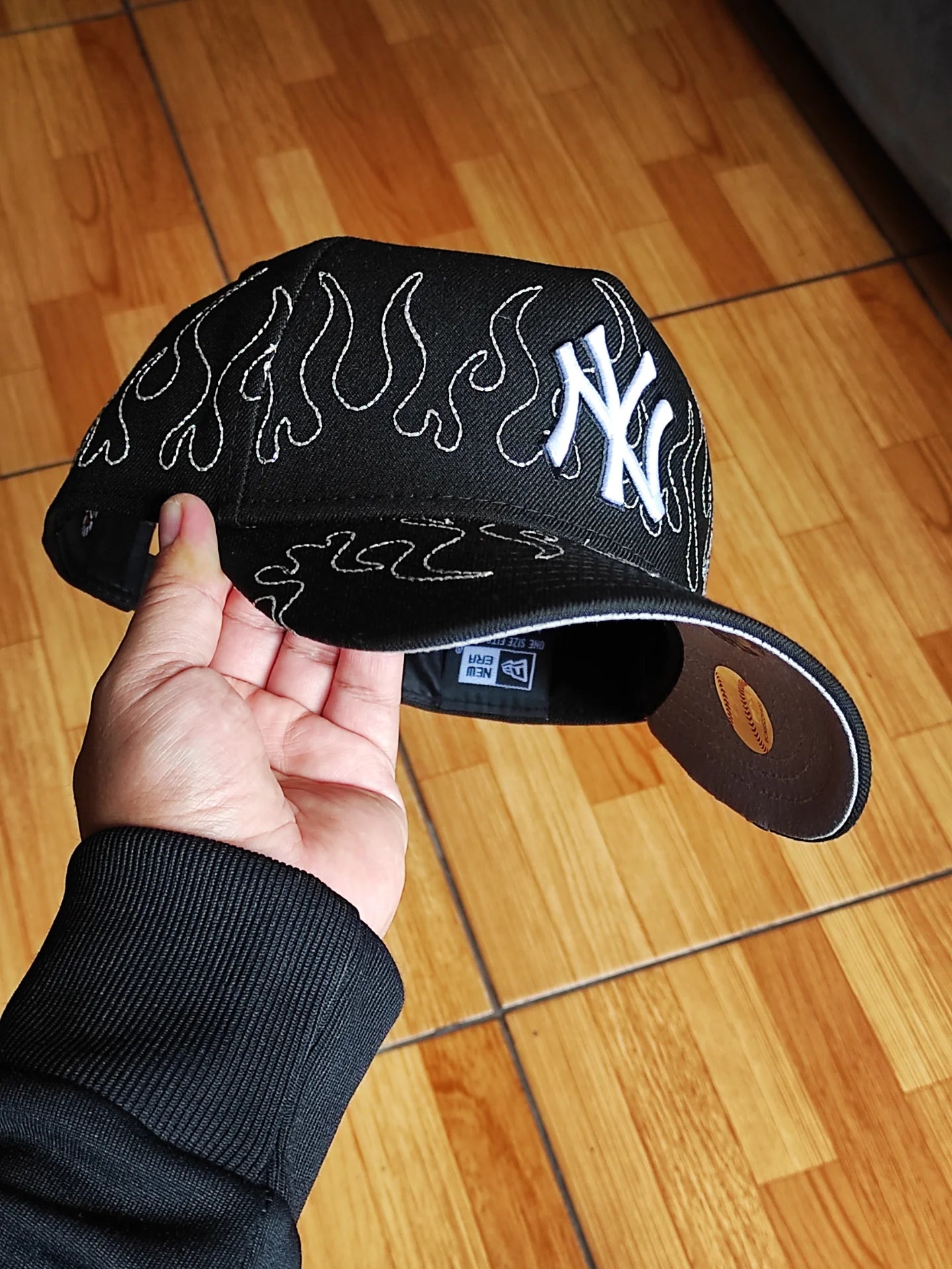 New Era New York Yankees flame black 9 FORTY A-FRAME