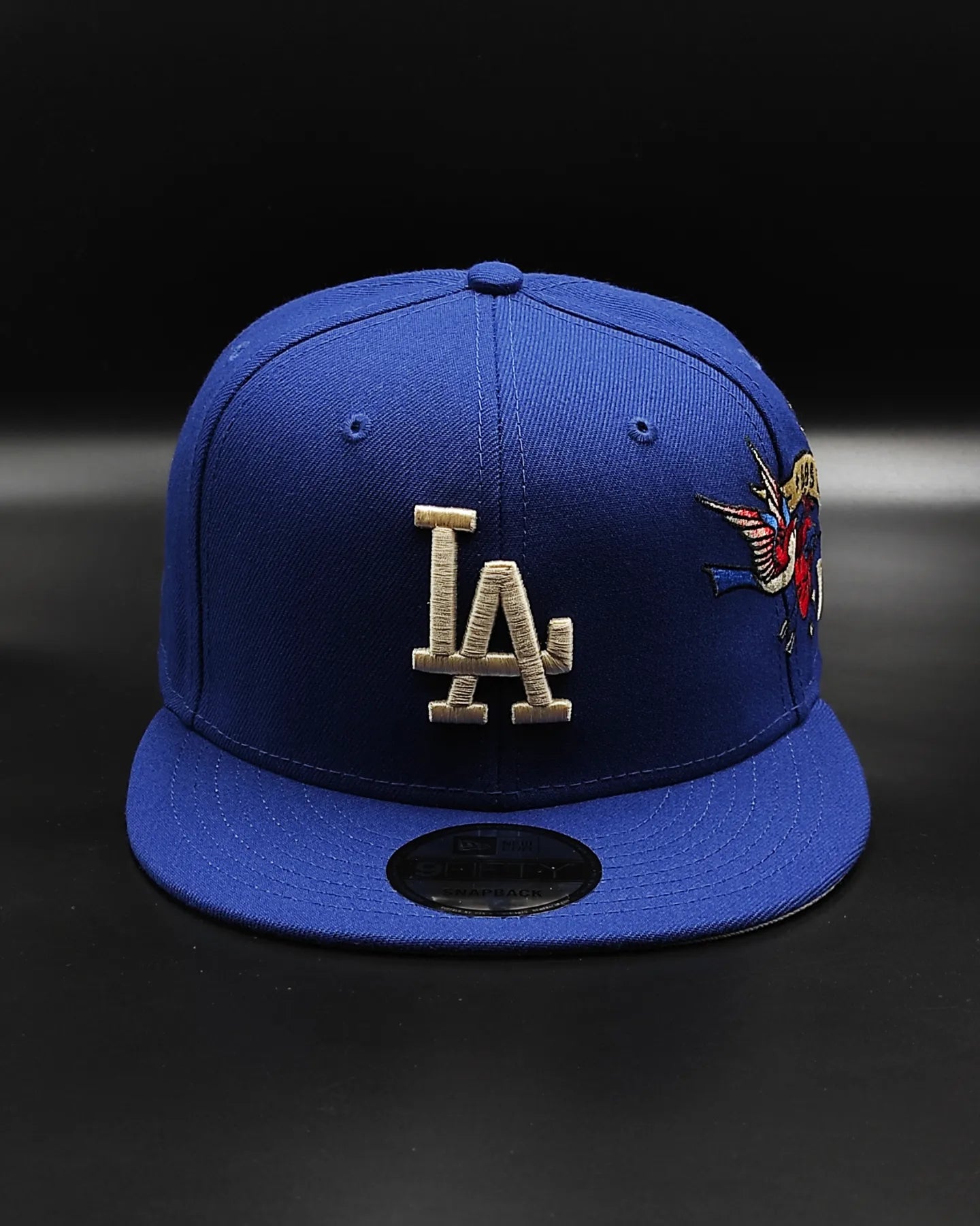Los Angeles Dodgers Gray Bottom City Art Side Patch New Era 9Fifty Snapback - Royal Blue