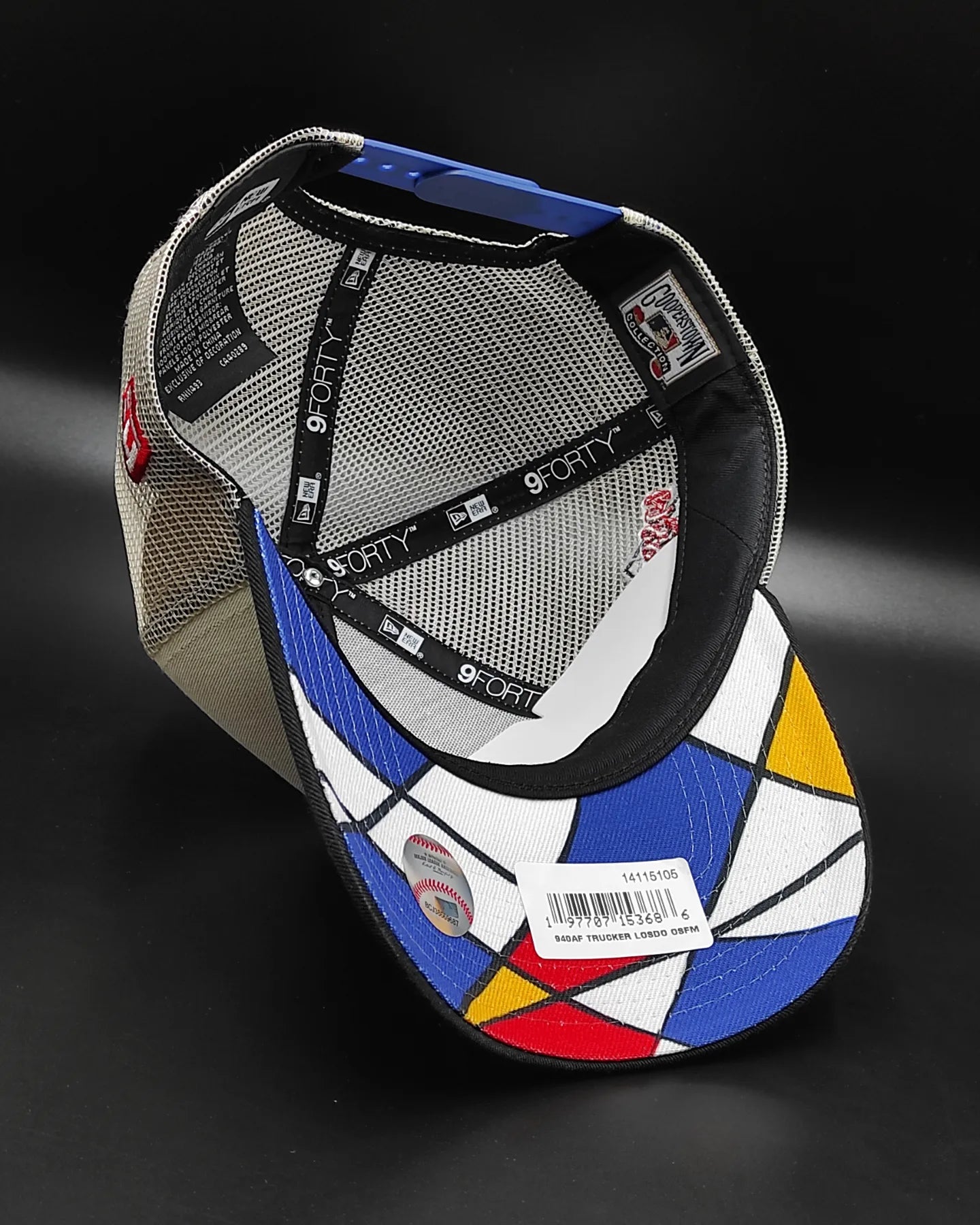 New Era Los Angeles Dodgers Forty A-FRAME Trucker Snapback