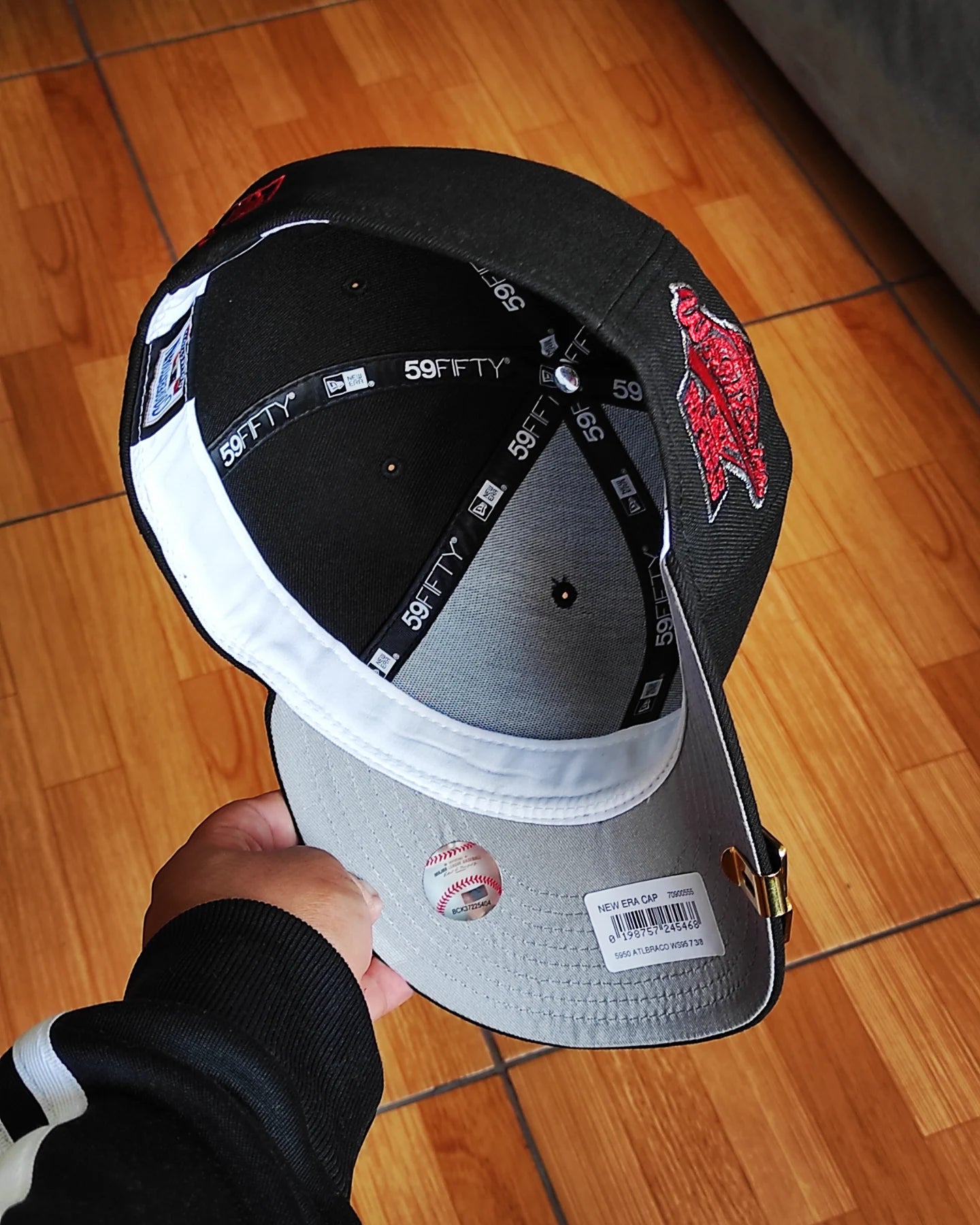 New Era Atlanta Braves World Series 1995 âš¡ Black Edition 59Fifty Fitted Hat