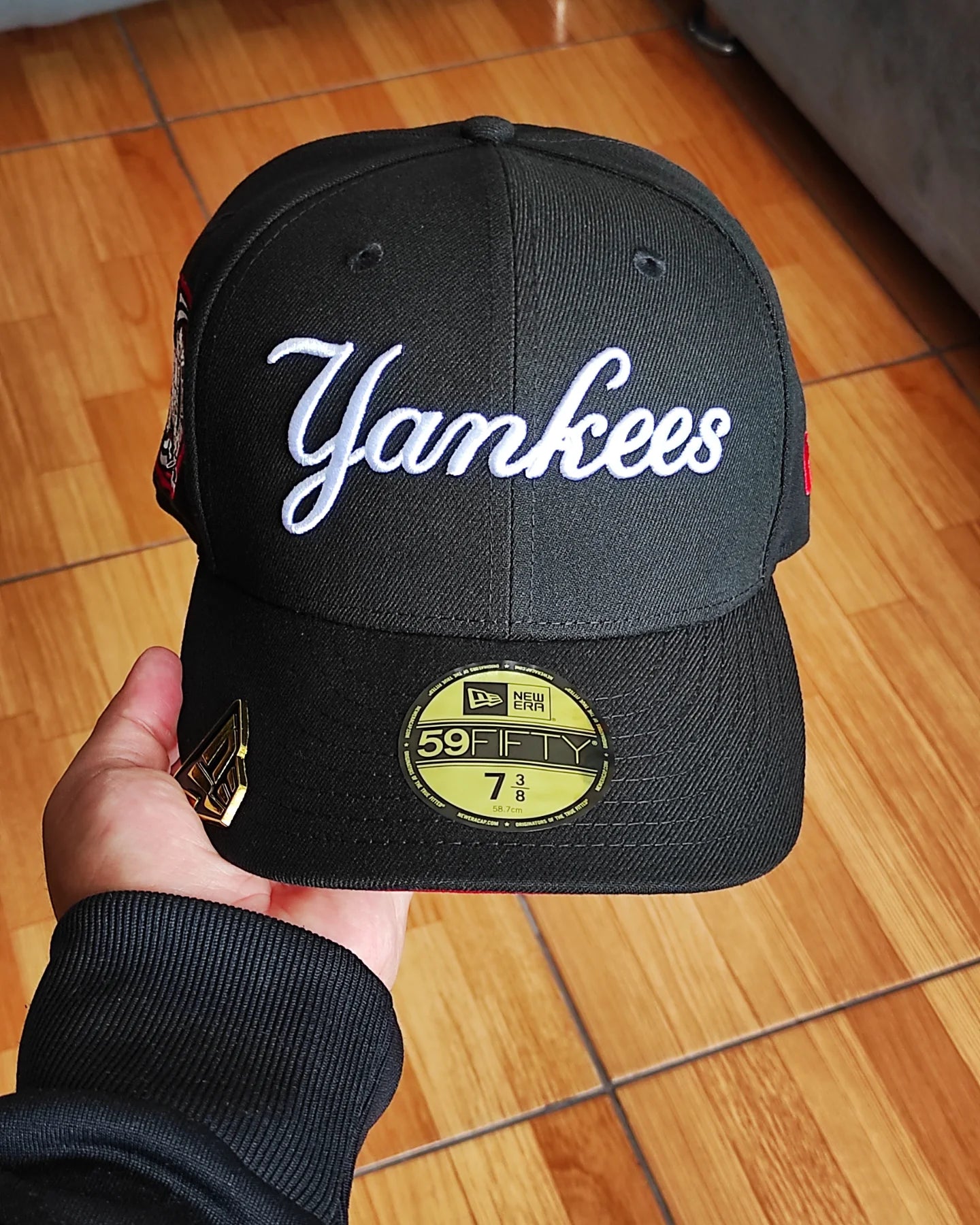New Era New York Yankees Subway Series 2009 Black and Red Edition 59Fifty Fitted Hat