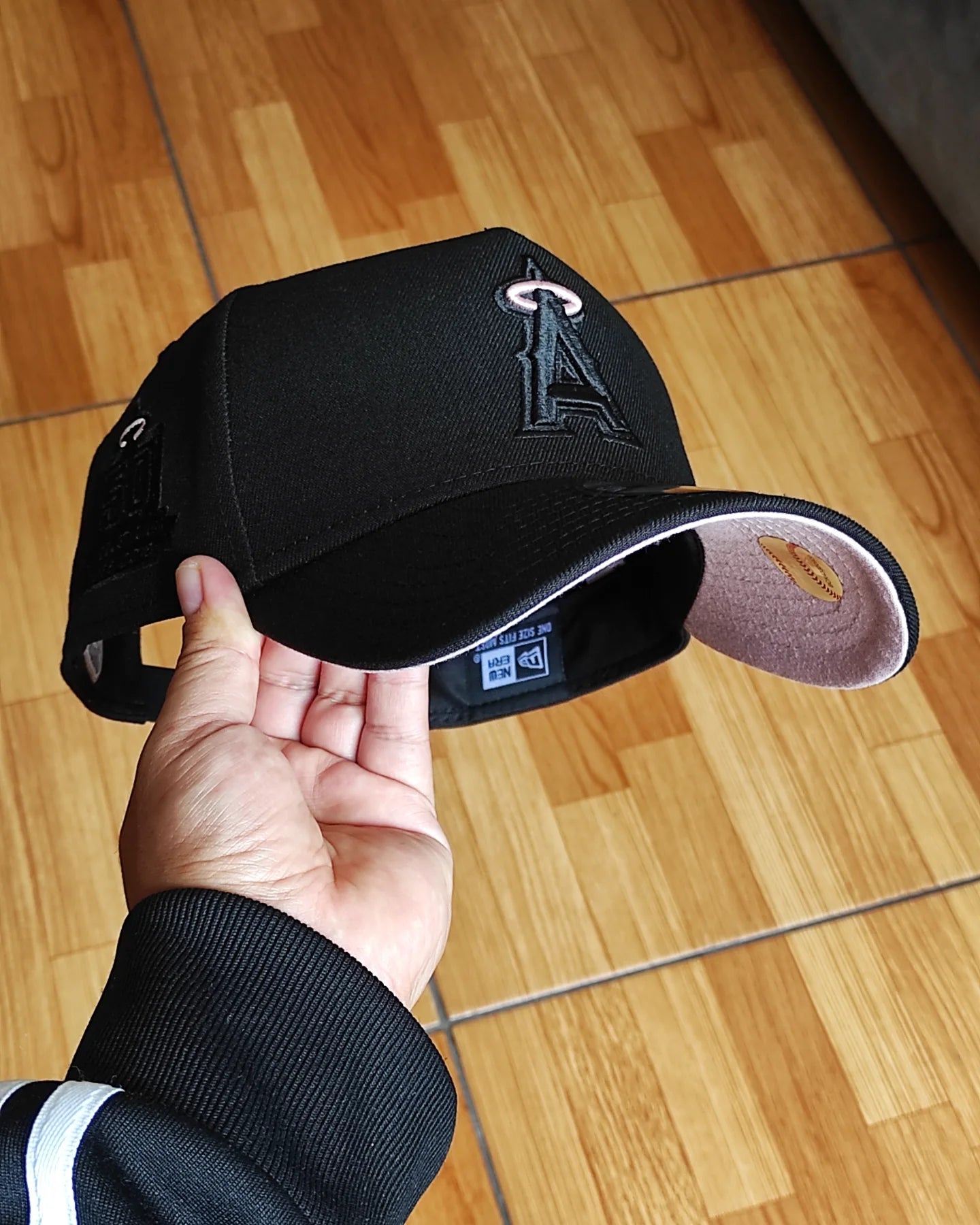 New Era Anaheim Angels black/pink 9 FORTY A-FRAME