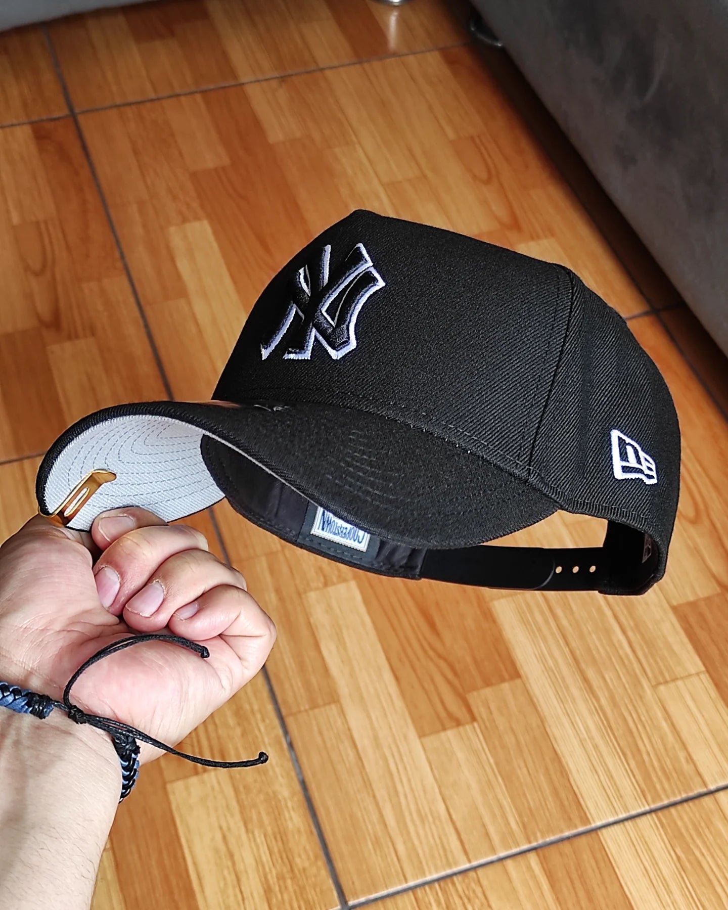 New Era New York Yankees World series 1999 black white 9 FORTY A-FRAME