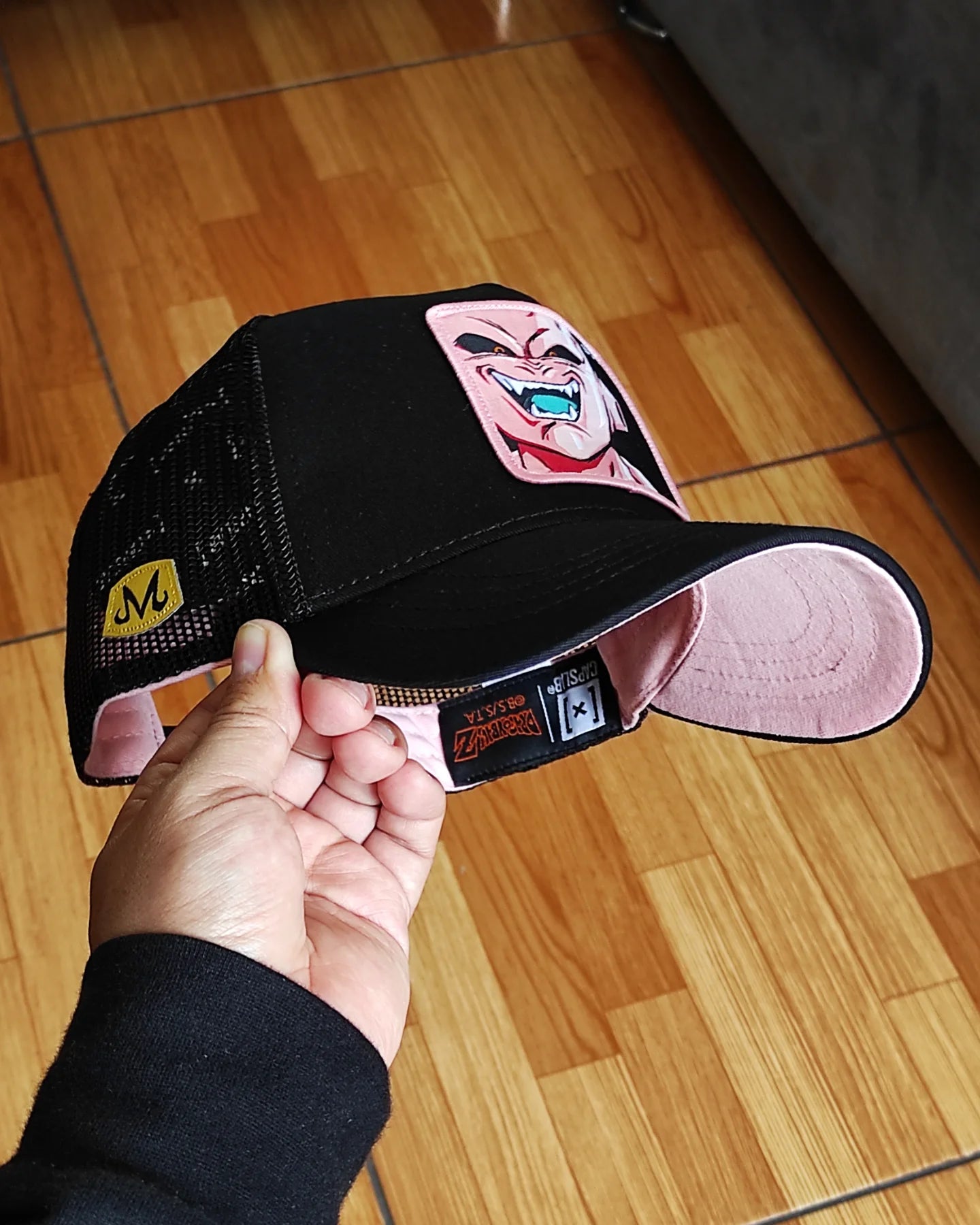 Topi Majin Snapback Jual Topi Snapback Cotton Anime Dragon Ball Majin Buu Logo