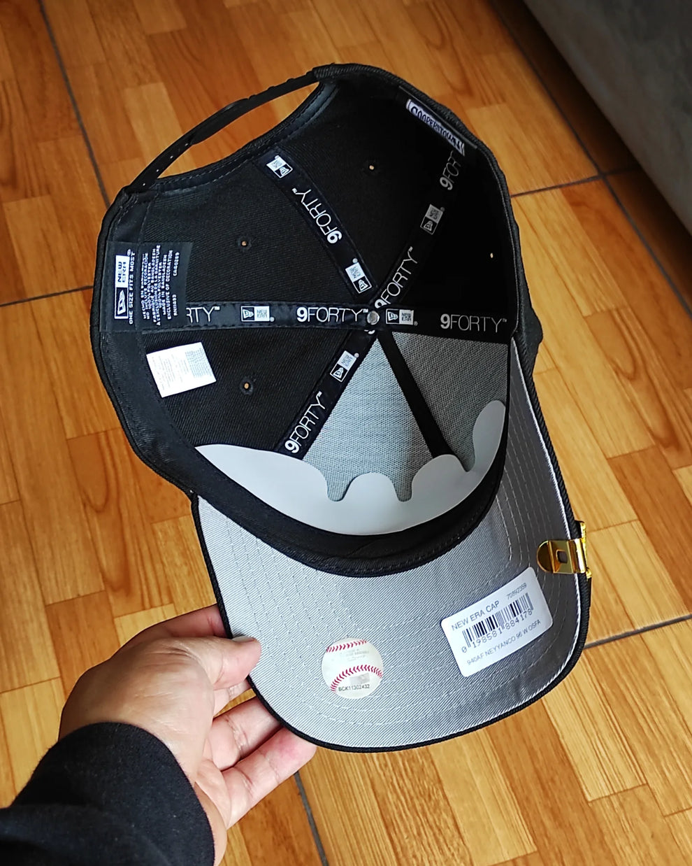 New Era Anaheim Angels Gold Black Classic 9Forty A Frame Snapback Hat