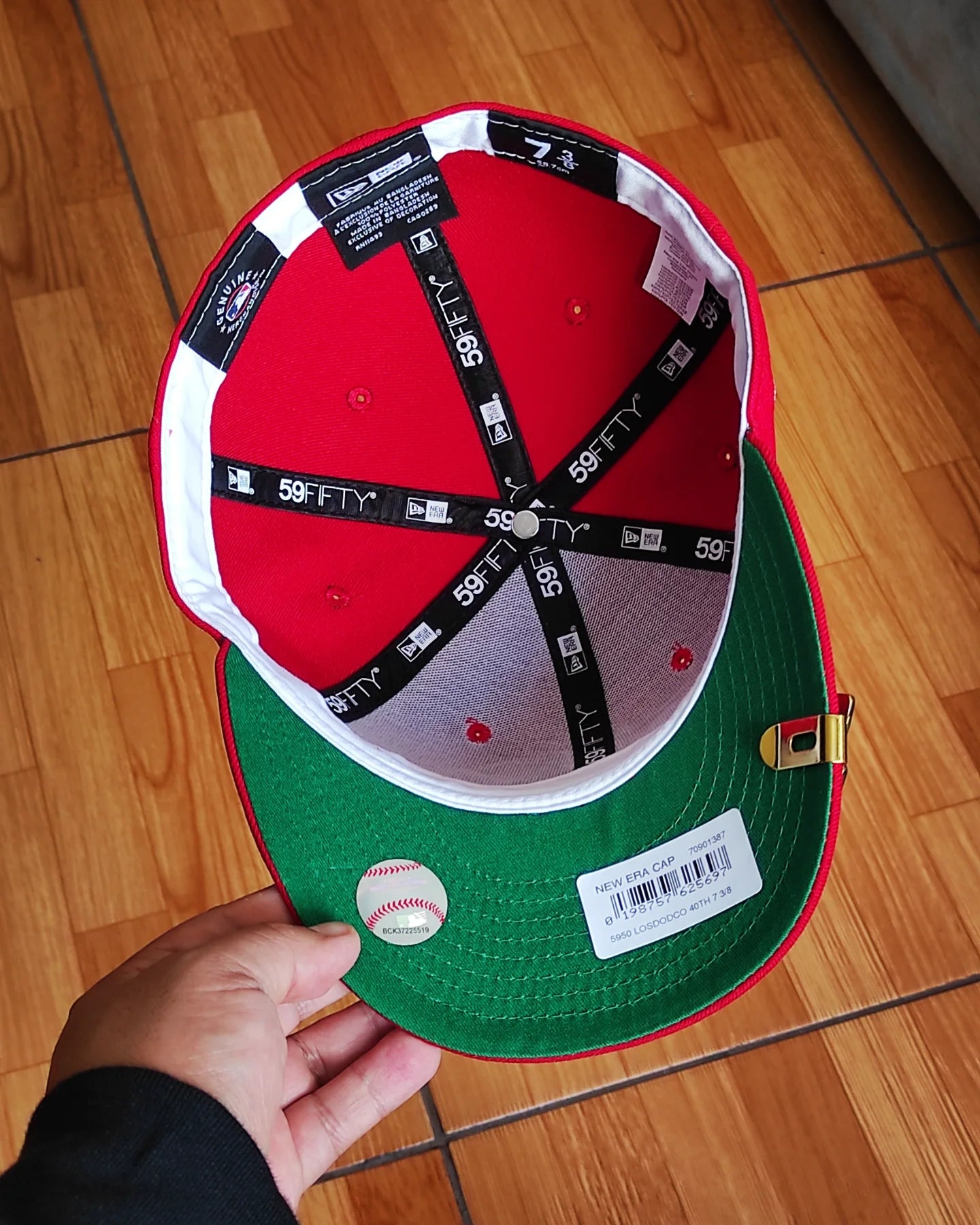 New Era Los Angeles Dodgers viva red edition 59fifty fitted