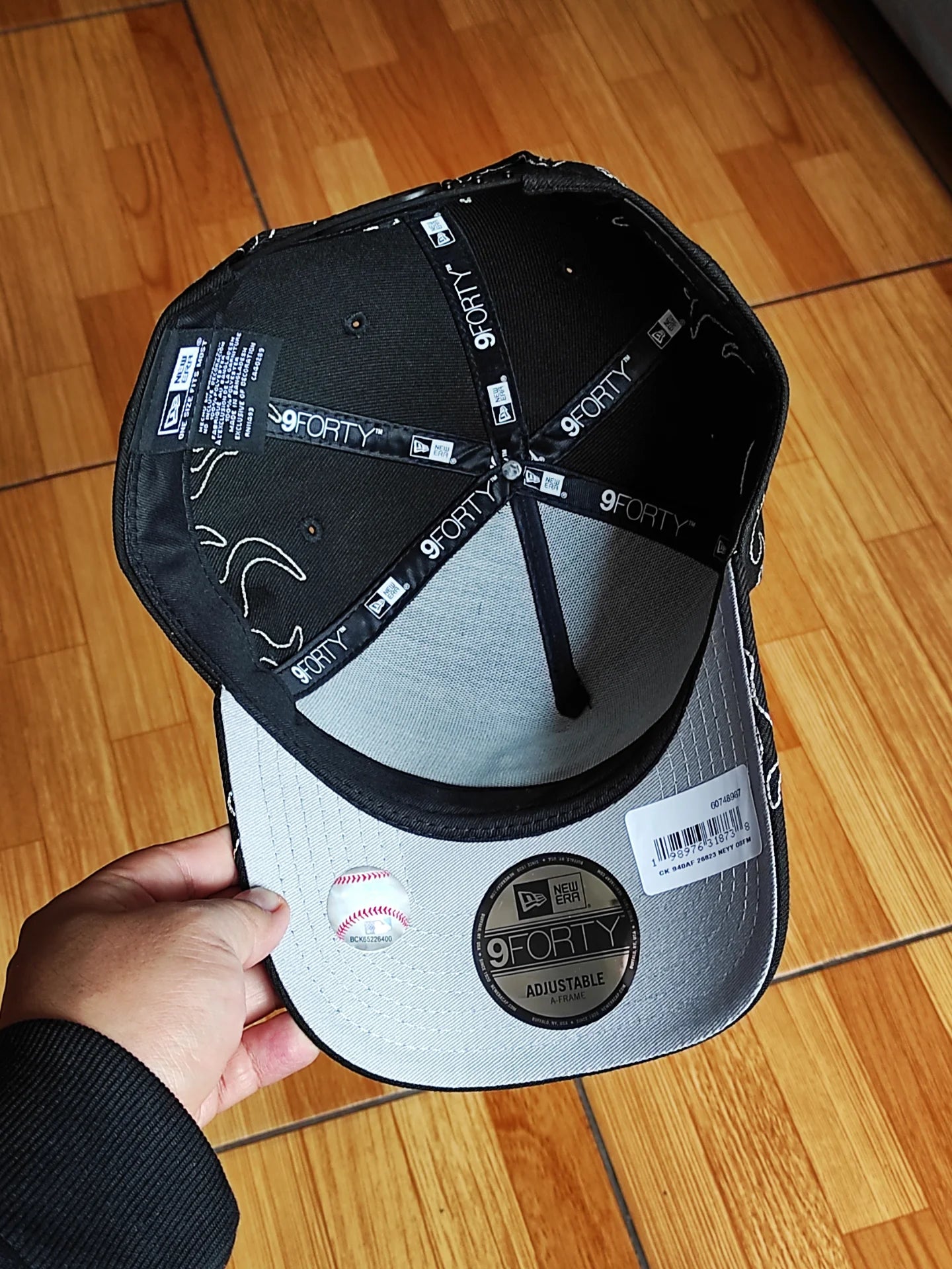 New Era New York Yankees flame black 9 FORTY A-FRAME