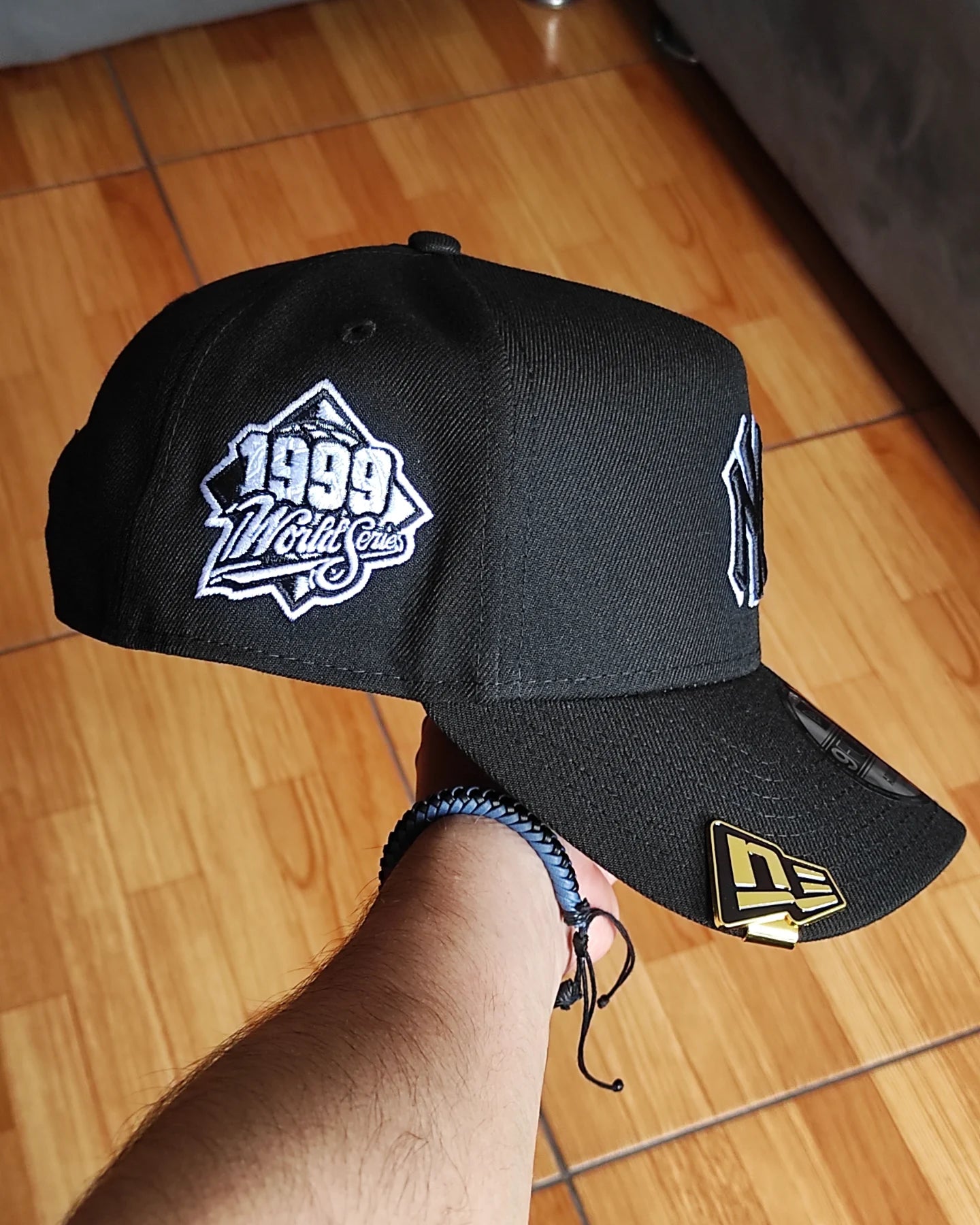 New Era New York Yankees World series 1999 black white 9 FORTY A-FRAME
