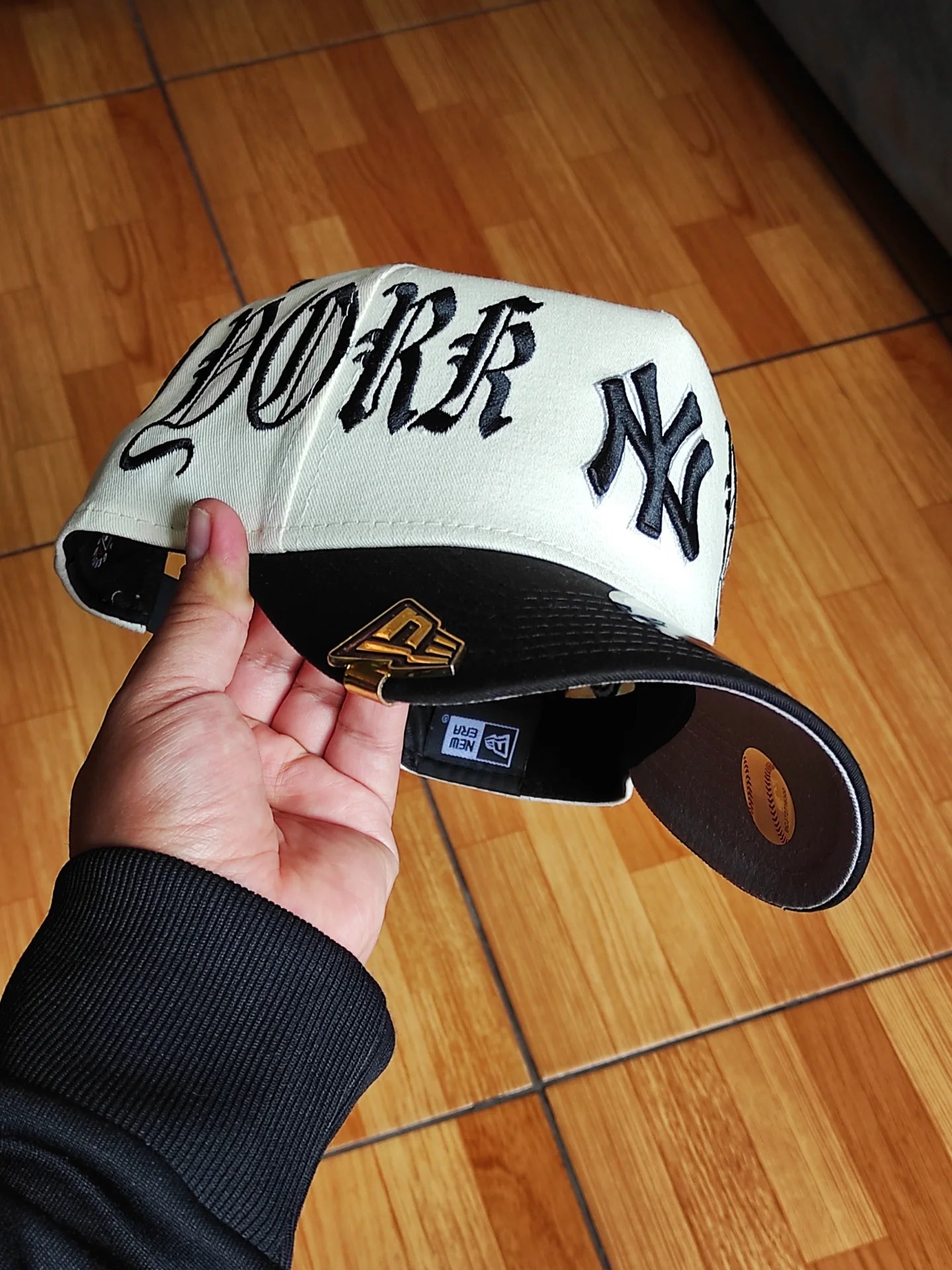 New Era New York Yankees gótica Chrome black Two tone 9FORTY A-FRAME