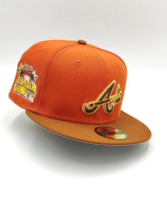 New Era Atlanta braves all star game 2000 golden rust two tone edition 59fifty fitted hat
