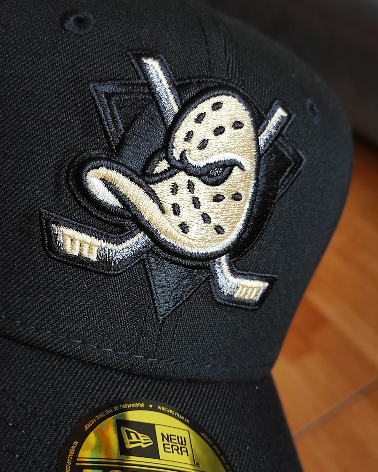 New Era Anaheim Ducks Blackout Prime Edition 59Fifty Fitted Hat