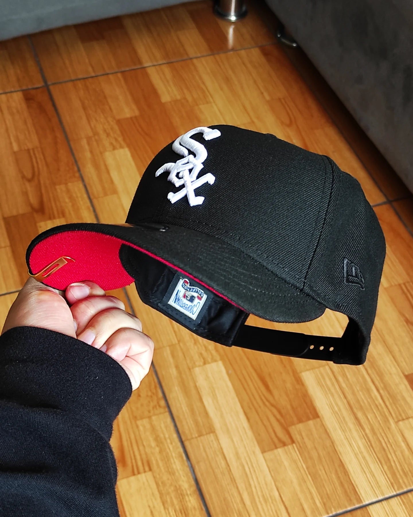 New Era Chicago White Sox world series black red 9 FIFTY Snapback