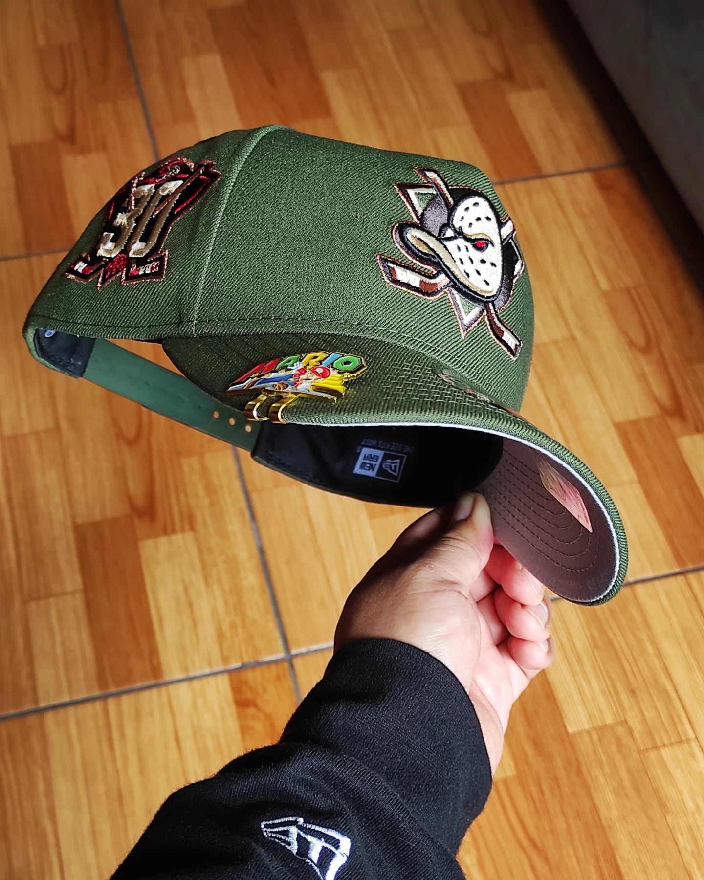 New Era Anaheim Ducks 30th Anniversary Horror Pack🔪 Green Edition 9Forty A Frame Snapback Hat