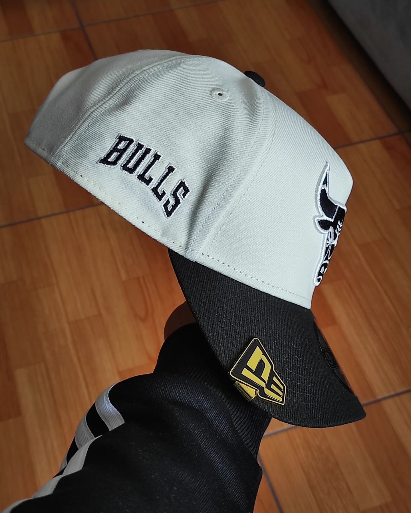 New Era Chicago Bulls Chrome black two tone 9forty a-frame