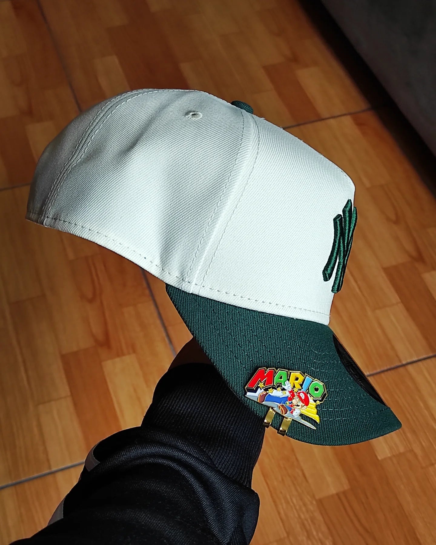 New Era New York Yankees chrome dark green 9Forty Snapback Hat