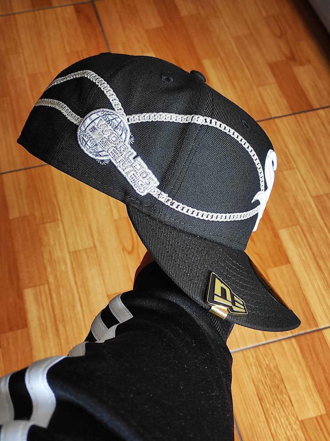 New Era White sox chain✨️ wrap black 59FIFTY Fitted