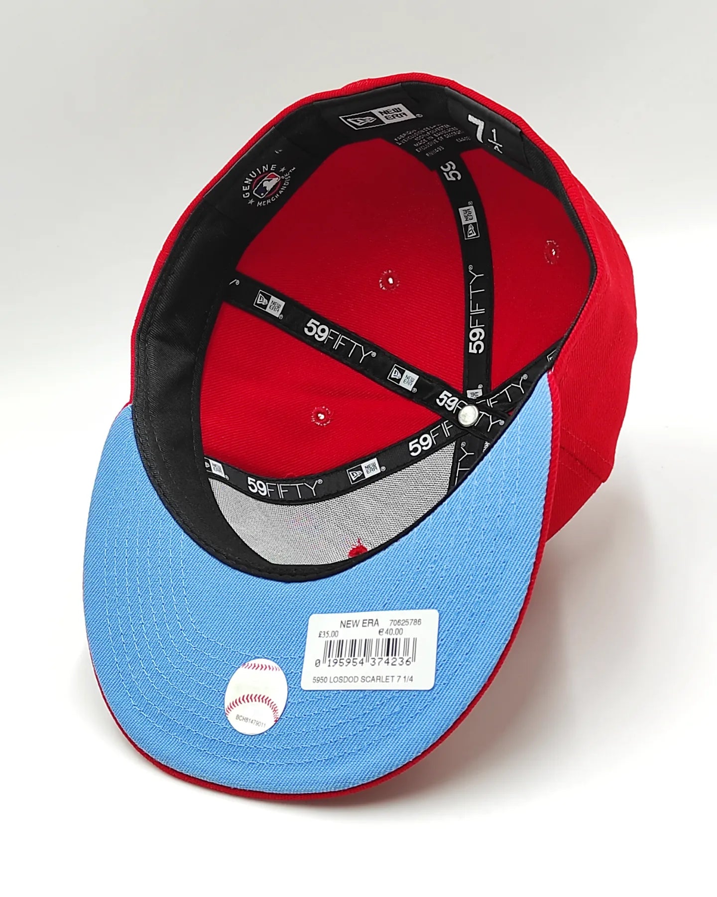 New Era Los Angeles Dodgers' palm taco red 59fifty cap