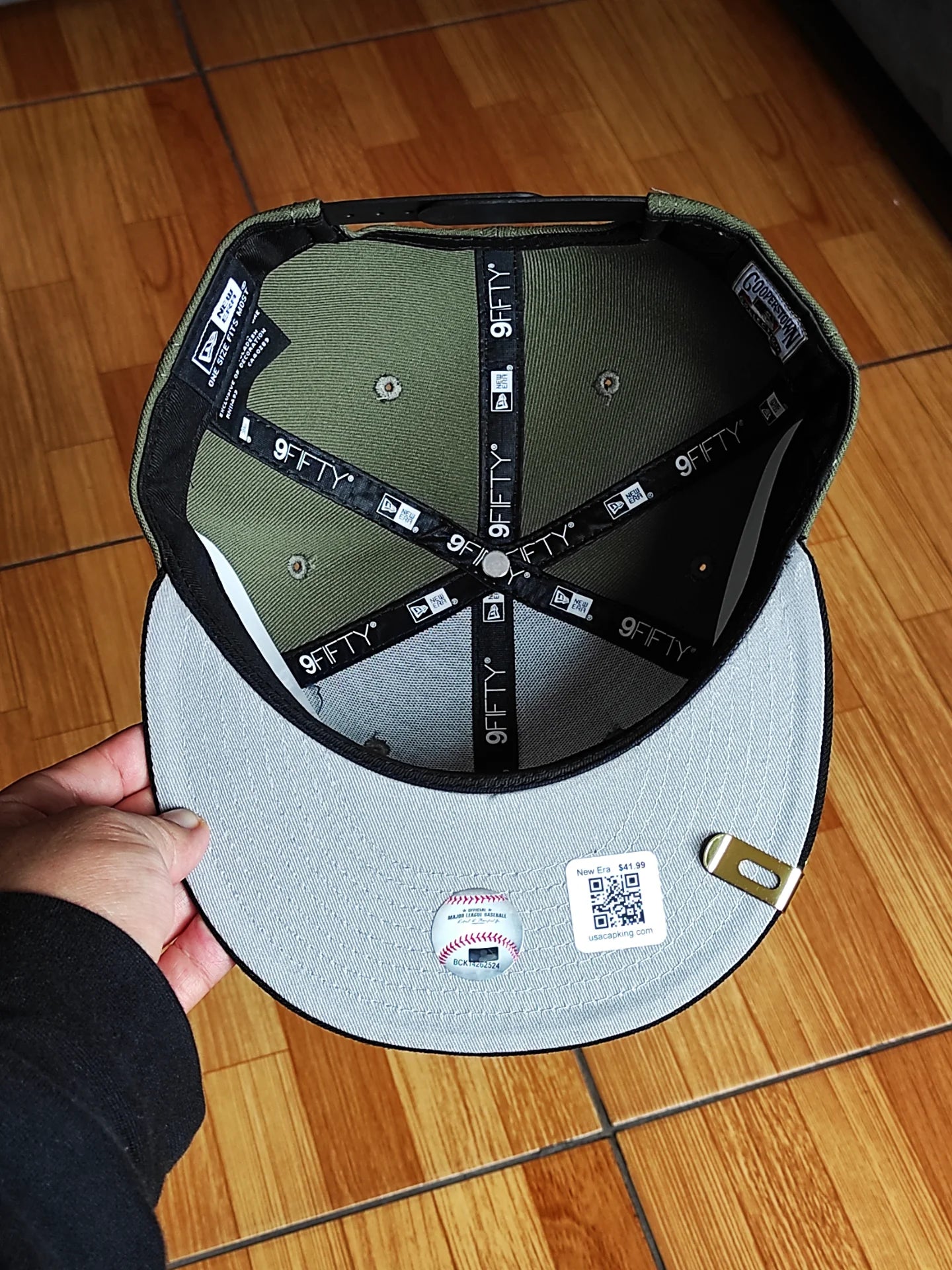 New Era New York Yankees Subway Series two Tone olive black 9 FIFTY Snapback