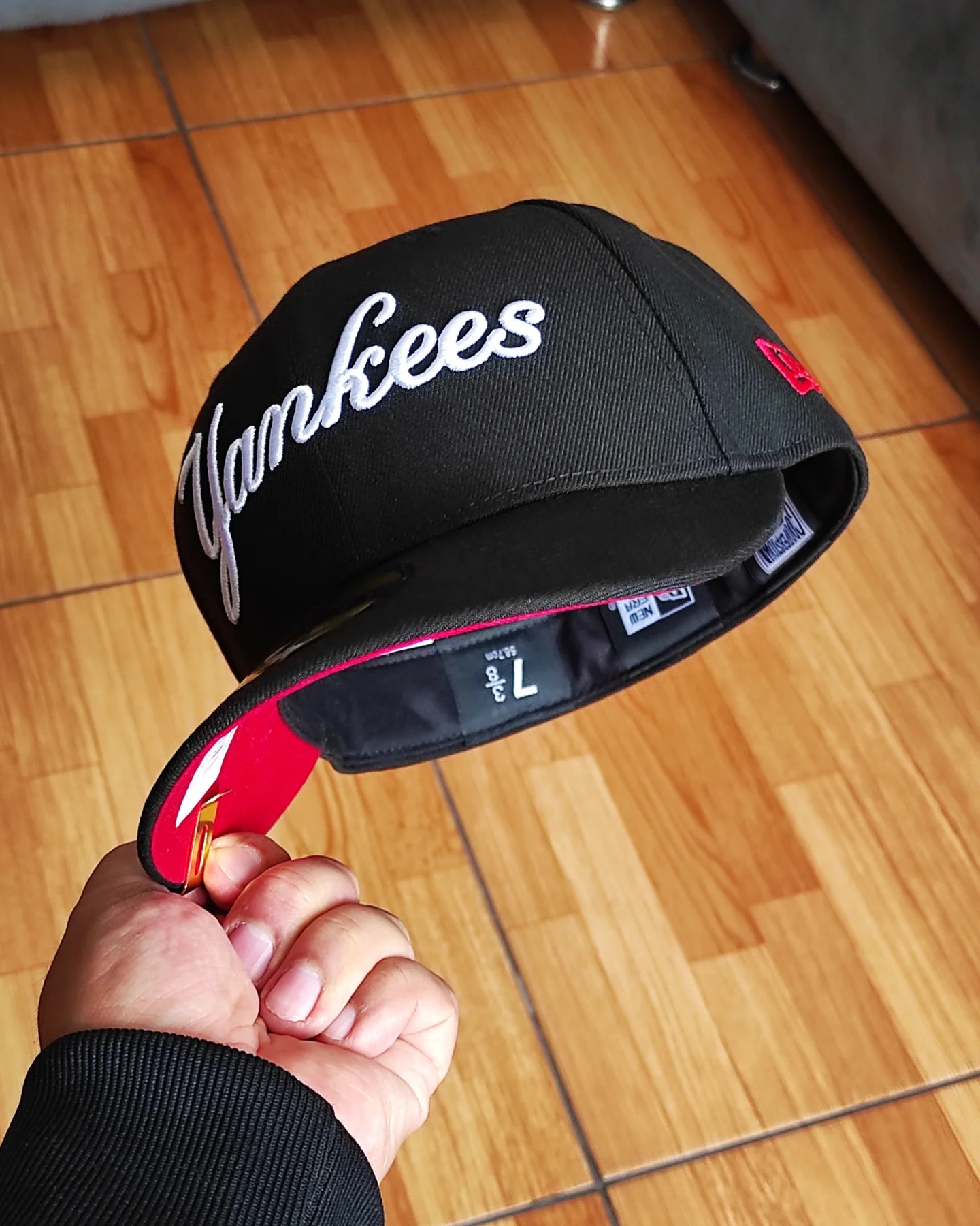 New Era New York Yankees Subway Series 2009 Black and Red Edition 59Fifty Fitted Hat