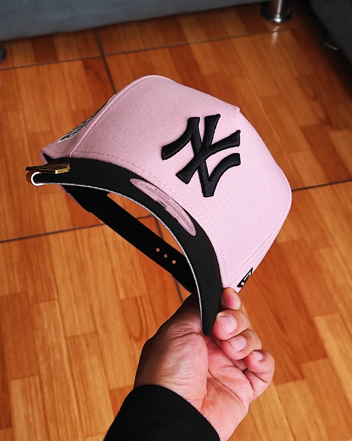 New Era New York Yankees black pink 9 forty A-FRAME