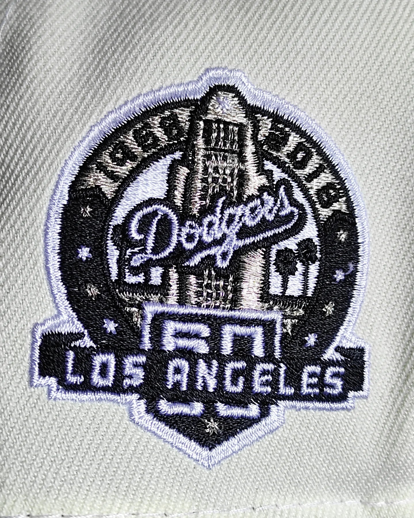 New Era Los Angeles Dodgers 60 Th aniversario Chrome black 9forty A-FRAME