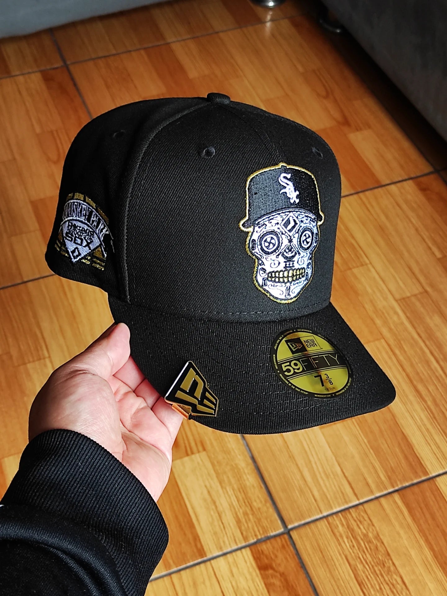 New Era Chicago White Sox Skull Prime Comiskey Park Edition 59Fifty Fitted Hat