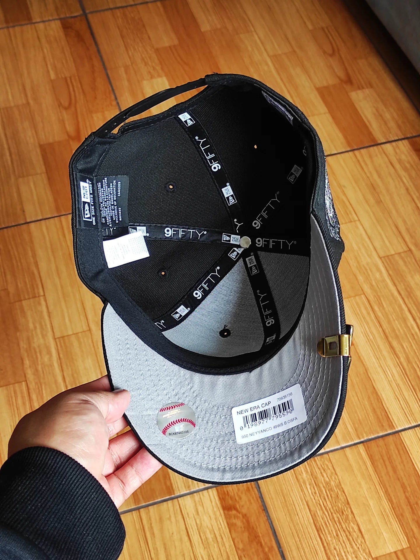 New Era New York Yankees 1949 World Series Black Edition 9Fifty Snapback Hat