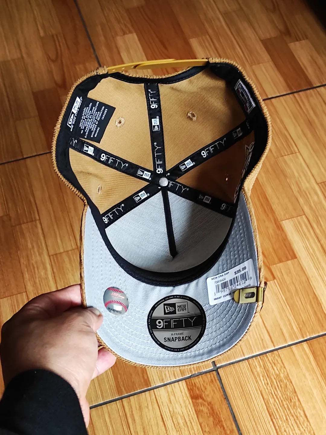 NewEra New York Yankees World Series cord Kaki 9 forty aframe