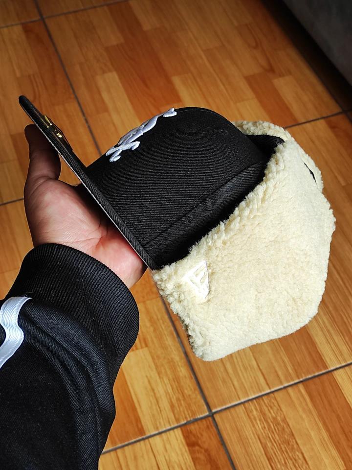 Chicago White Sox 05 WS Dogear New Era 59Fifty Fitted - Black, White, Gray