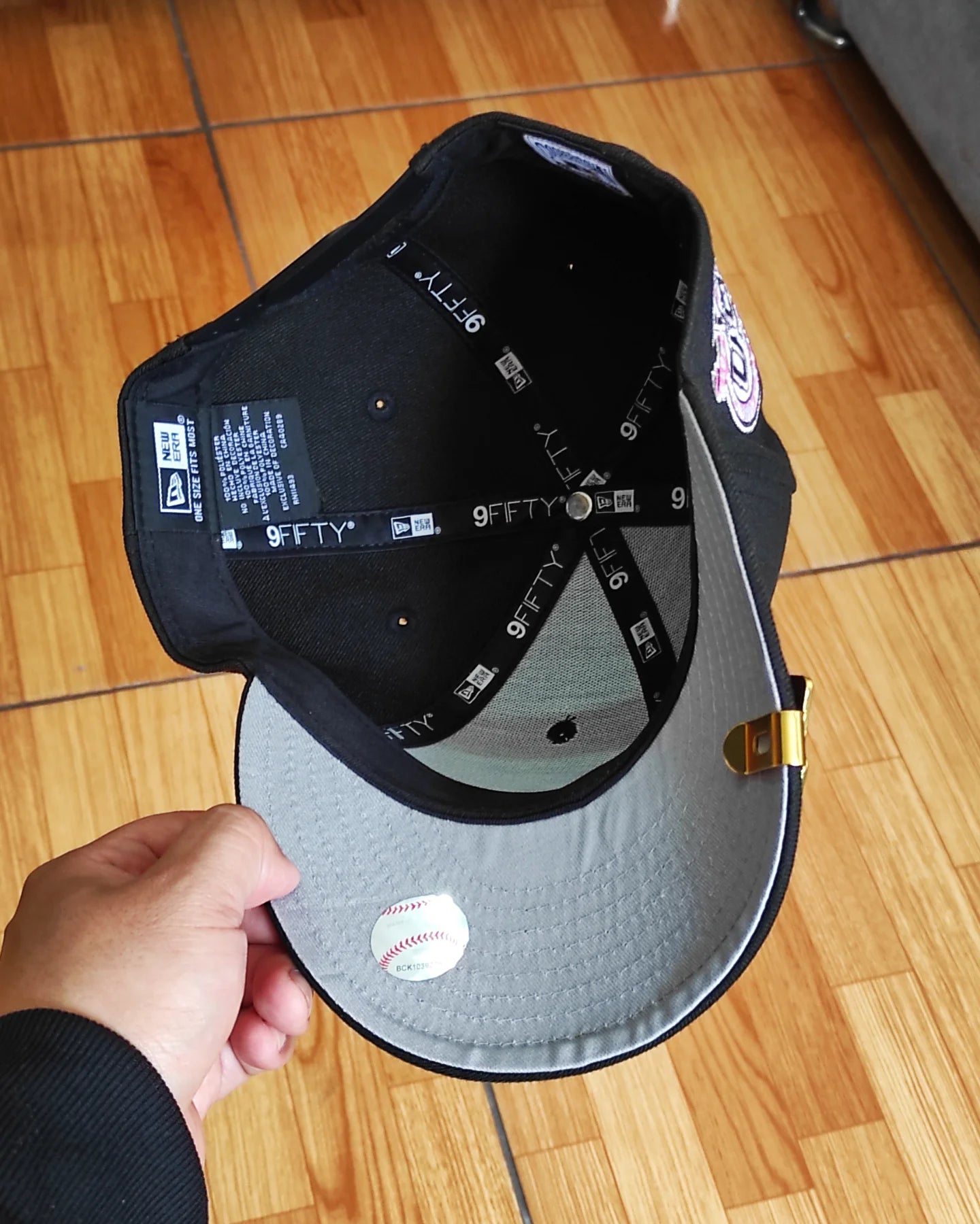 New Era Anaheim Angels 50th aniversario black pink 9fifty Snapback