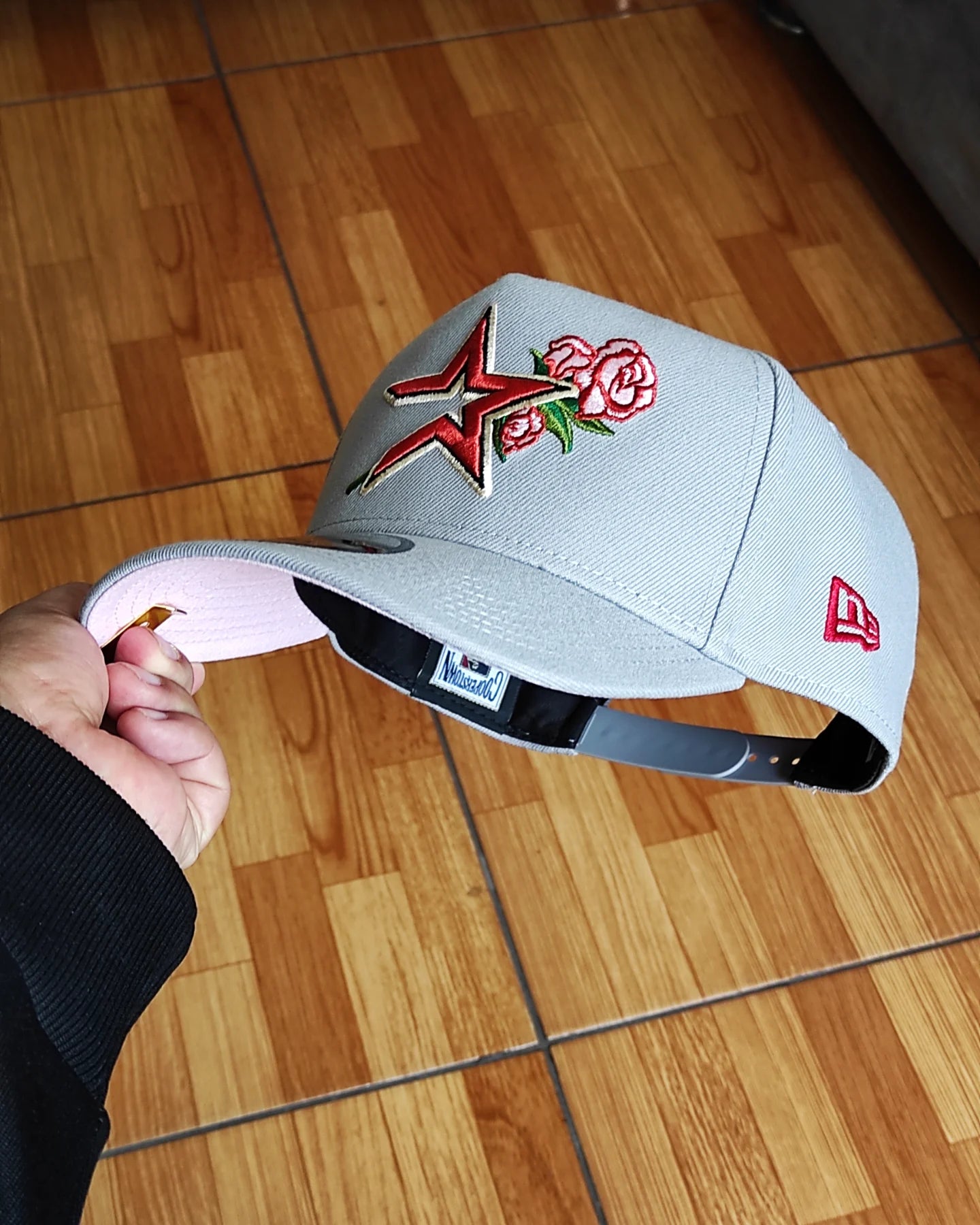 Houston Astros Rose PreCurvada 45th Anniversary New Era 9Fifty A-Frame Snapback