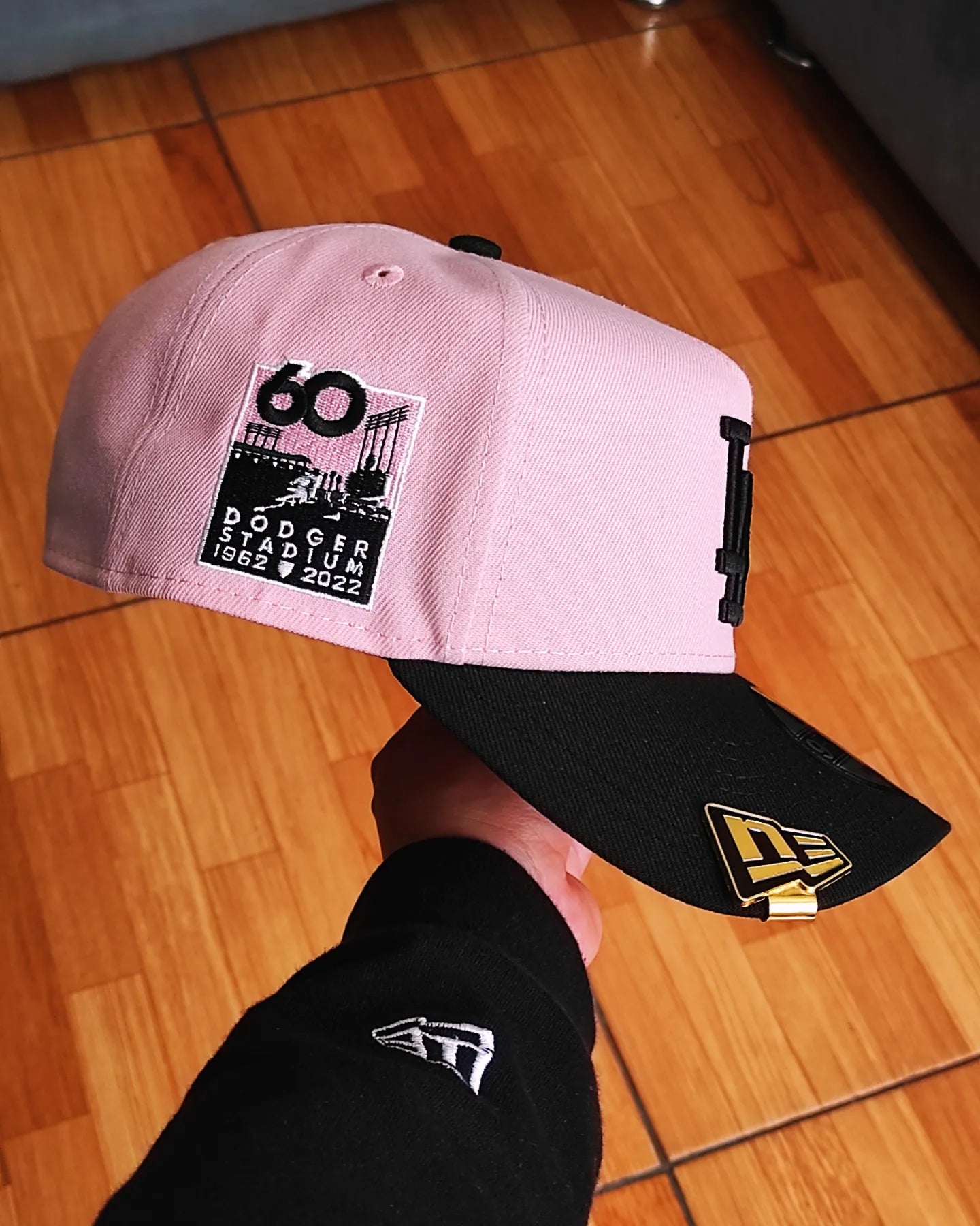 New Era Los Angeles Dodgers 60th aniversario black pink 9 forty A-FRAME