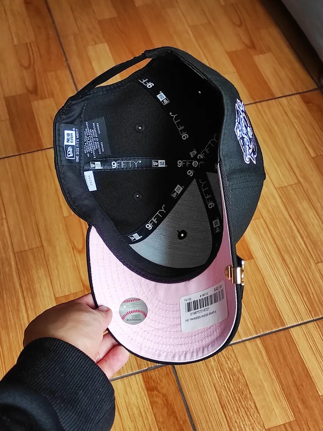 New Era New York World Series black pink 9FIFTY snapback