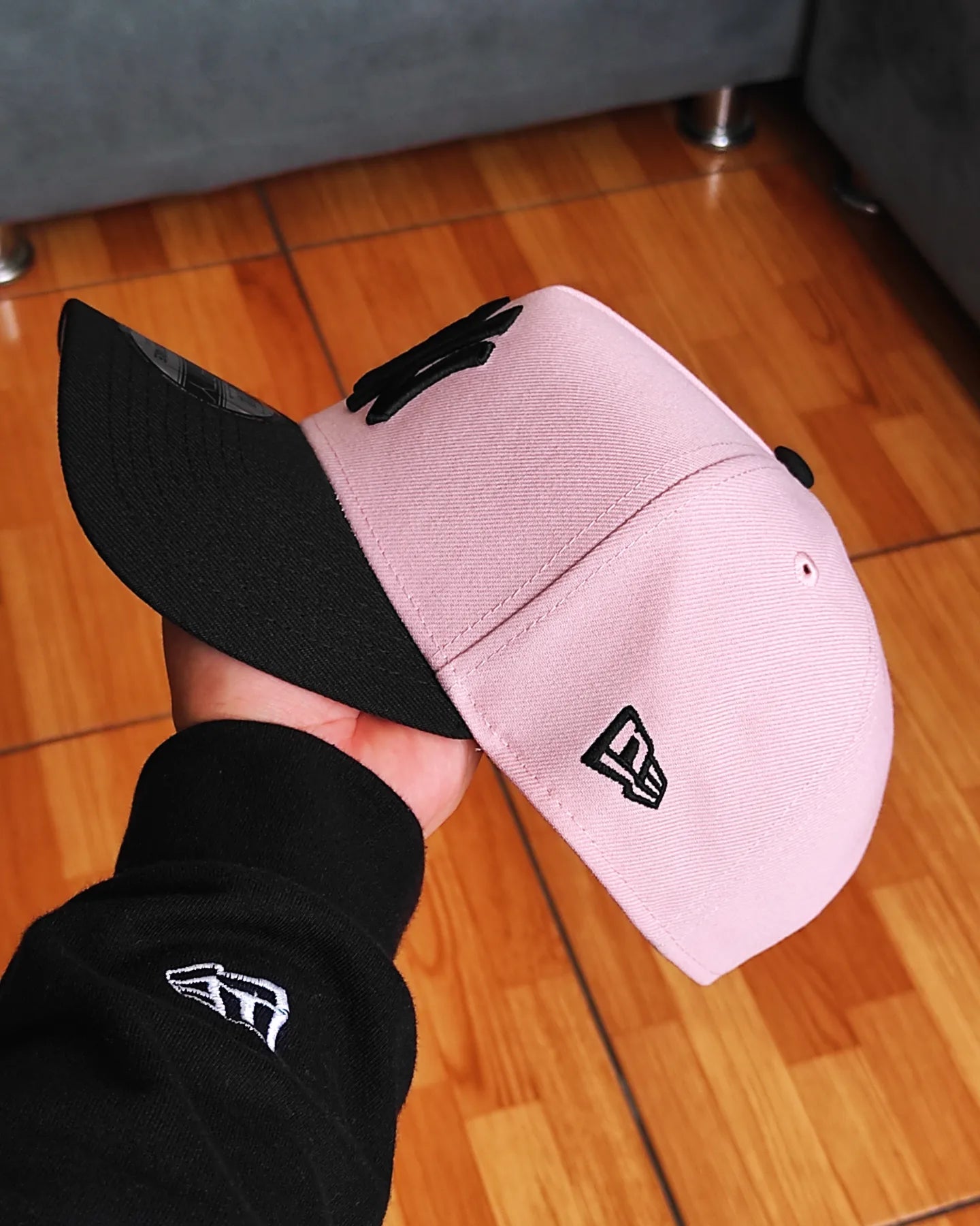 New Era New York Yankees black pink 9 forty A-FRAME