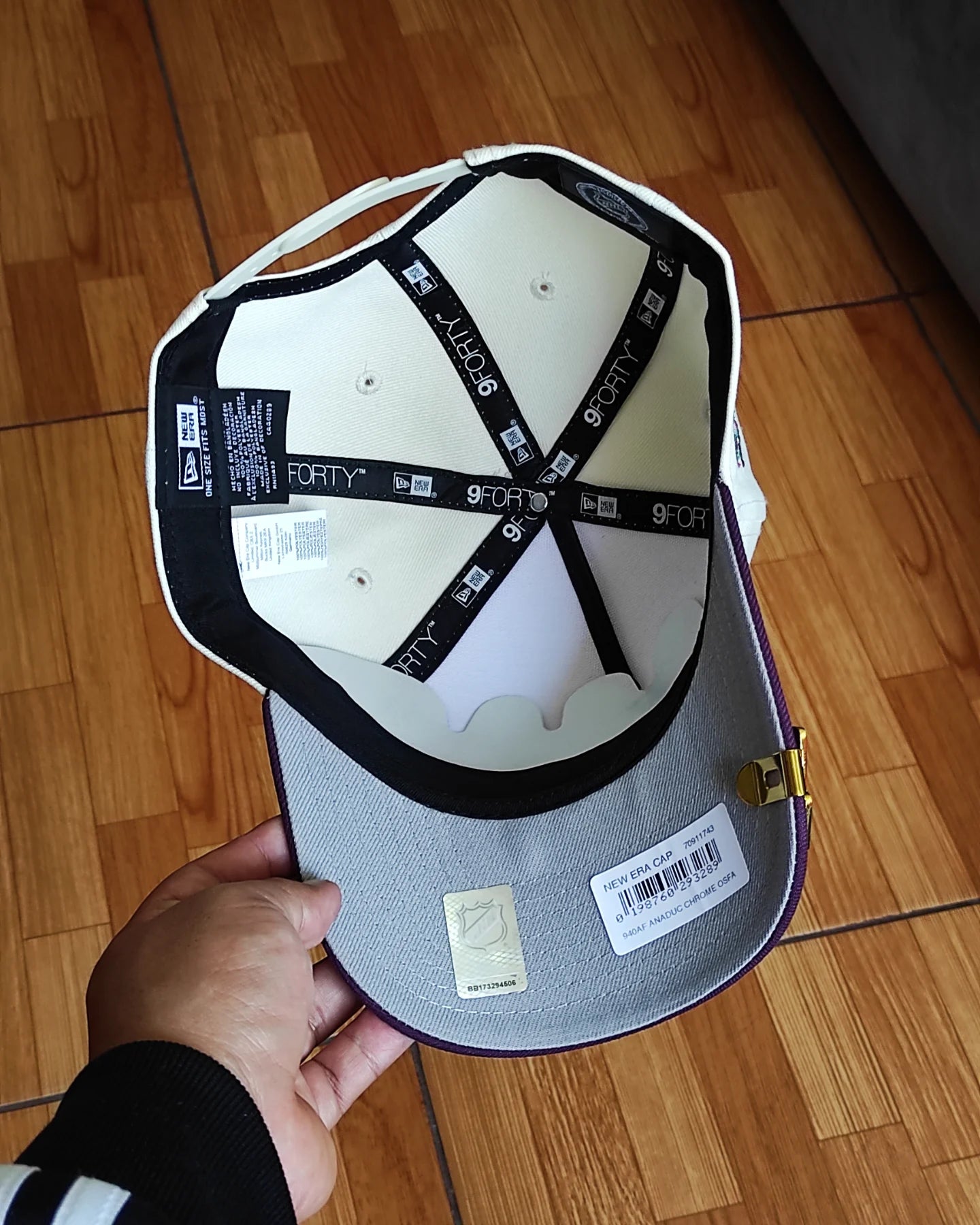 New Era Anaheim Ducks Chrome Two Tone Edition 9Forty A Frame snapback